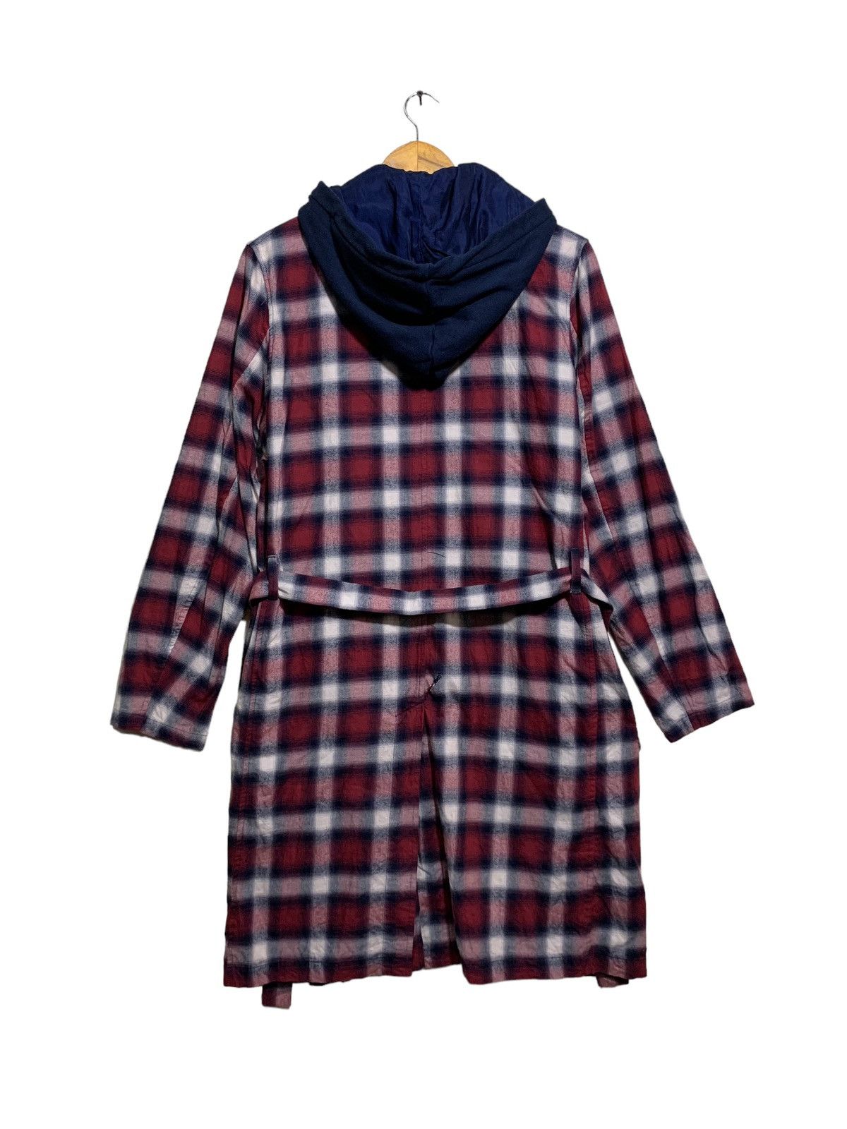John Undercover 🔥John UNDERCOVER TARTANS TRENCH COATS HOODIE Size US M / EU 48-50 / 2 - 6 Thumbnail