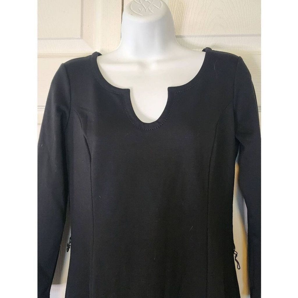 Ann Taylor Ann Taylor Loft Black Deras Size XS / US 0-2 / IT 36-38 - 3 Thumbnail