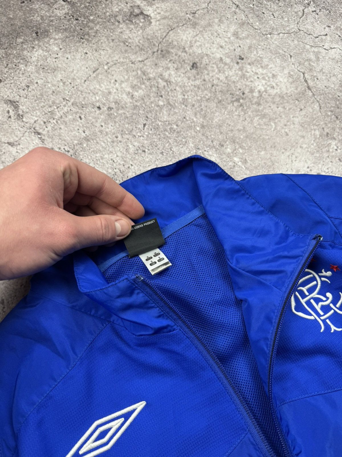 Umbro Vintage Umbro Rangers Track Jacket Football Soccer 2000s Size US S / EU 44-46 / 1 - 7 Thumbnail