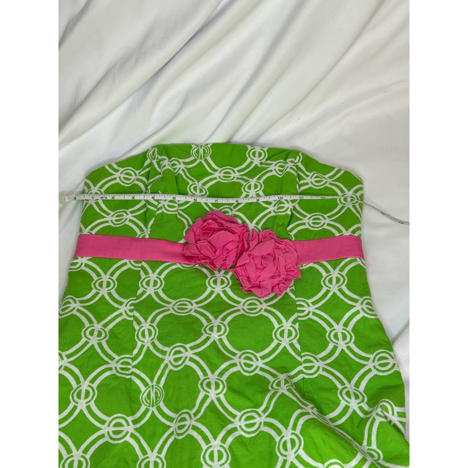 Lilly Pulitzer Lilly Pulitzer Preppy Strapless Dress Size XS / US 0-2 / IT 36-38 - 4 Thumbnail