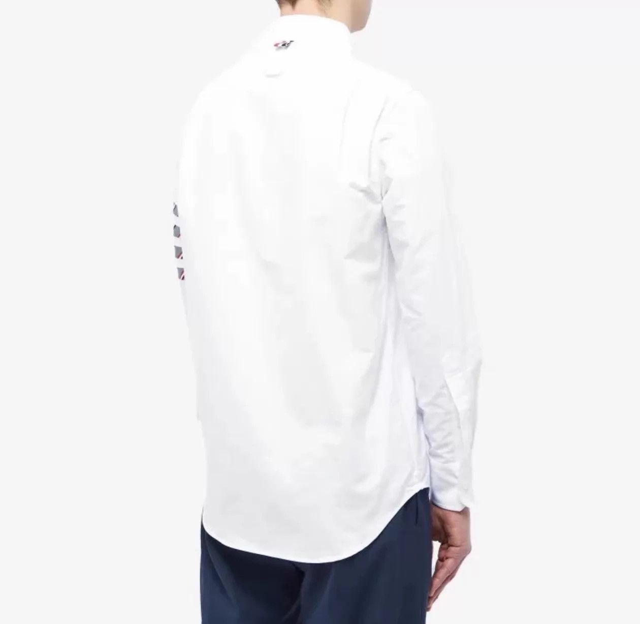 Thom Browne Thom Browne Classic 4-Bar White Oxford Shirt Size 5 Size US XXL / EU 58 / 5 - 8 Thumbnail