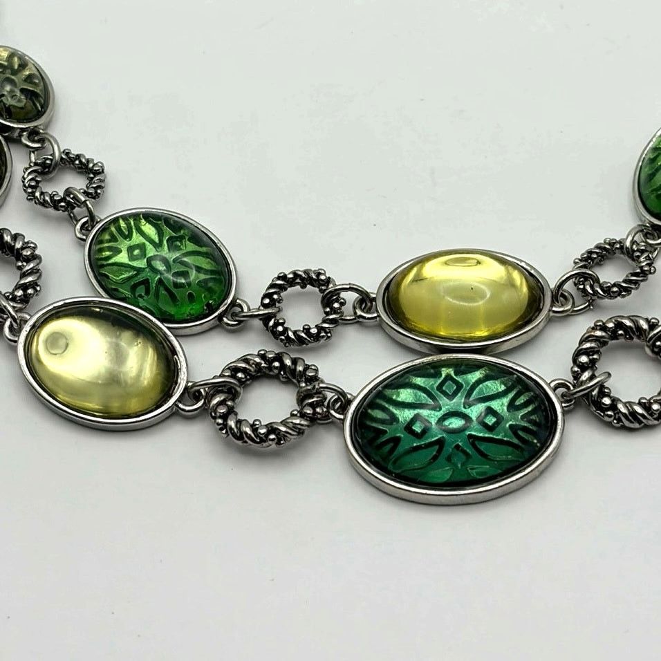 Other Y2K Green Oval Necklace Size ONE SIZE - 2 Thumbnail