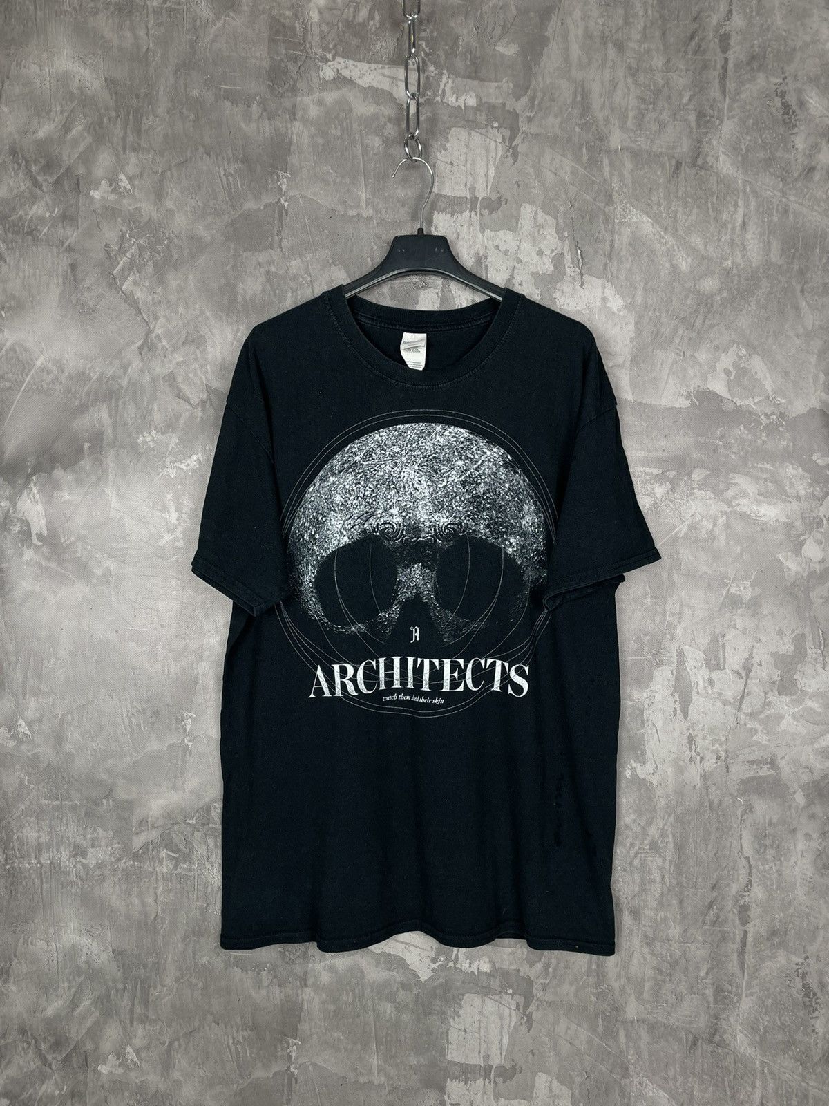 Band Tees × Vintage Vintage Y2K Architecs Skulls Dead Face Horror Tee Streetwear Size US L / EU 52-54 / 3 - 1 Thumbnail