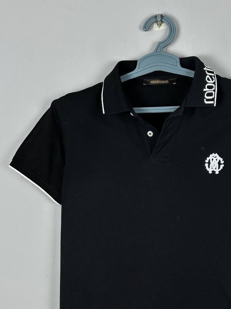 Roberto Cavalli Roberto Cavalli Black Luxury Polo T Shirt Size S Size US S / EU 44-46 / 1 - 1 Thumbnail