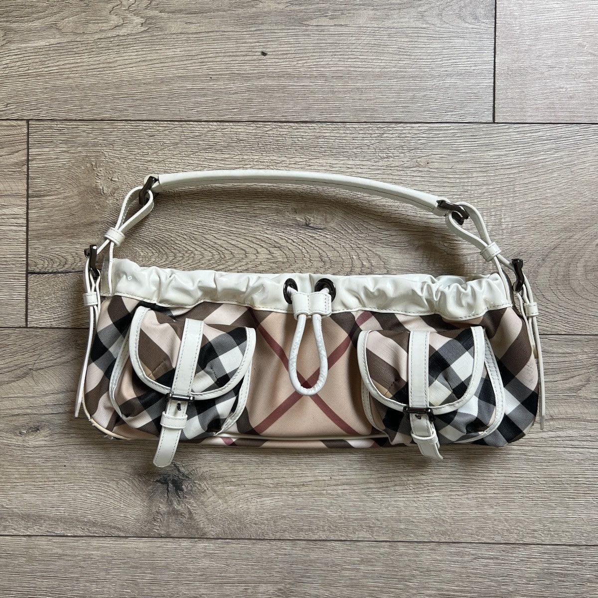 Burberry Vintage 90's Burberry Nova Check Shoulder Baguette Bag Size ONE SIZE - 1 Thumbnail