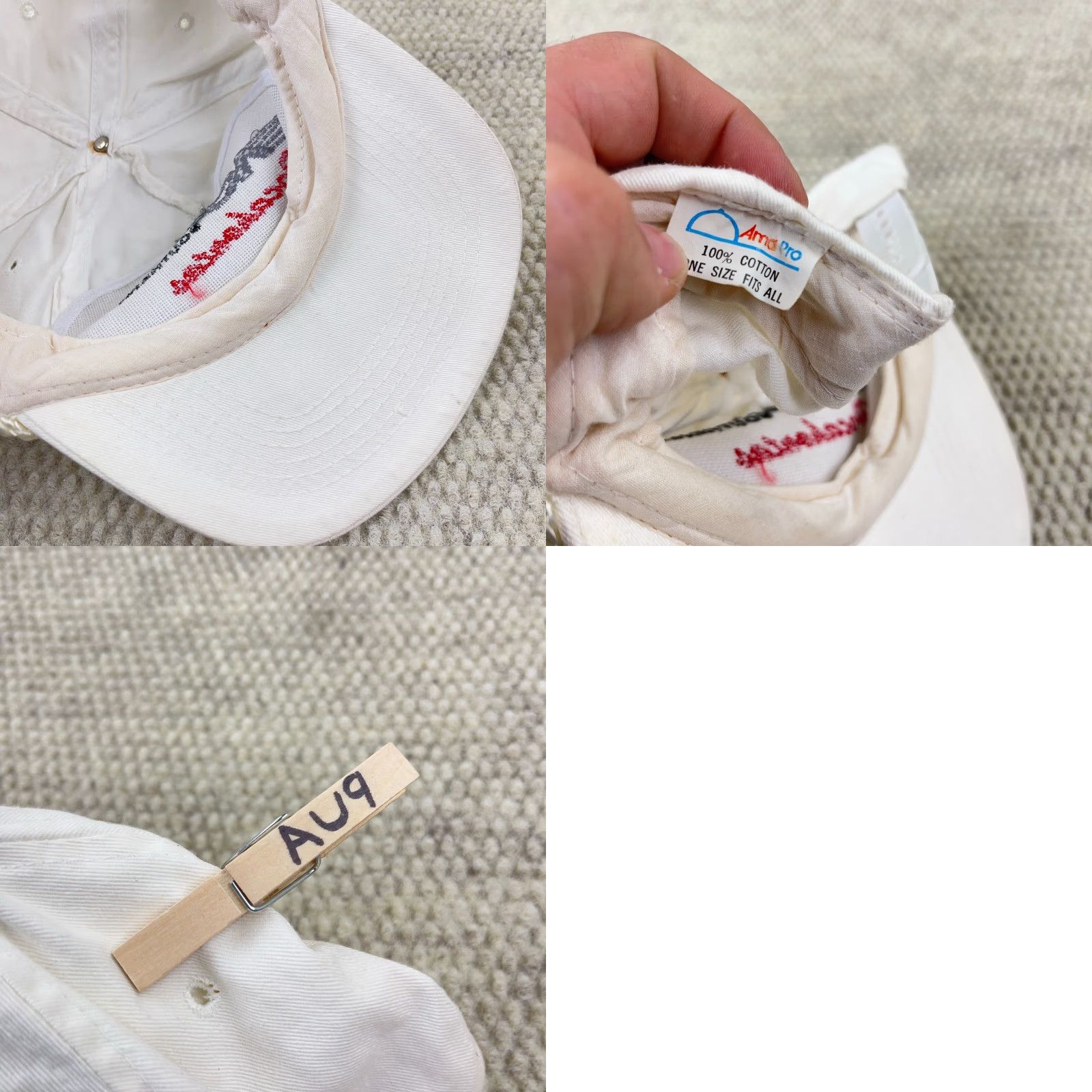Vintage VINTAGE YoungAn Trucker Hat Cap Button Adjustable White Cotton Polyester 90s 80s 90s Advertising USA Mens Hat Size ONE SIZE - 8 Thumbnail