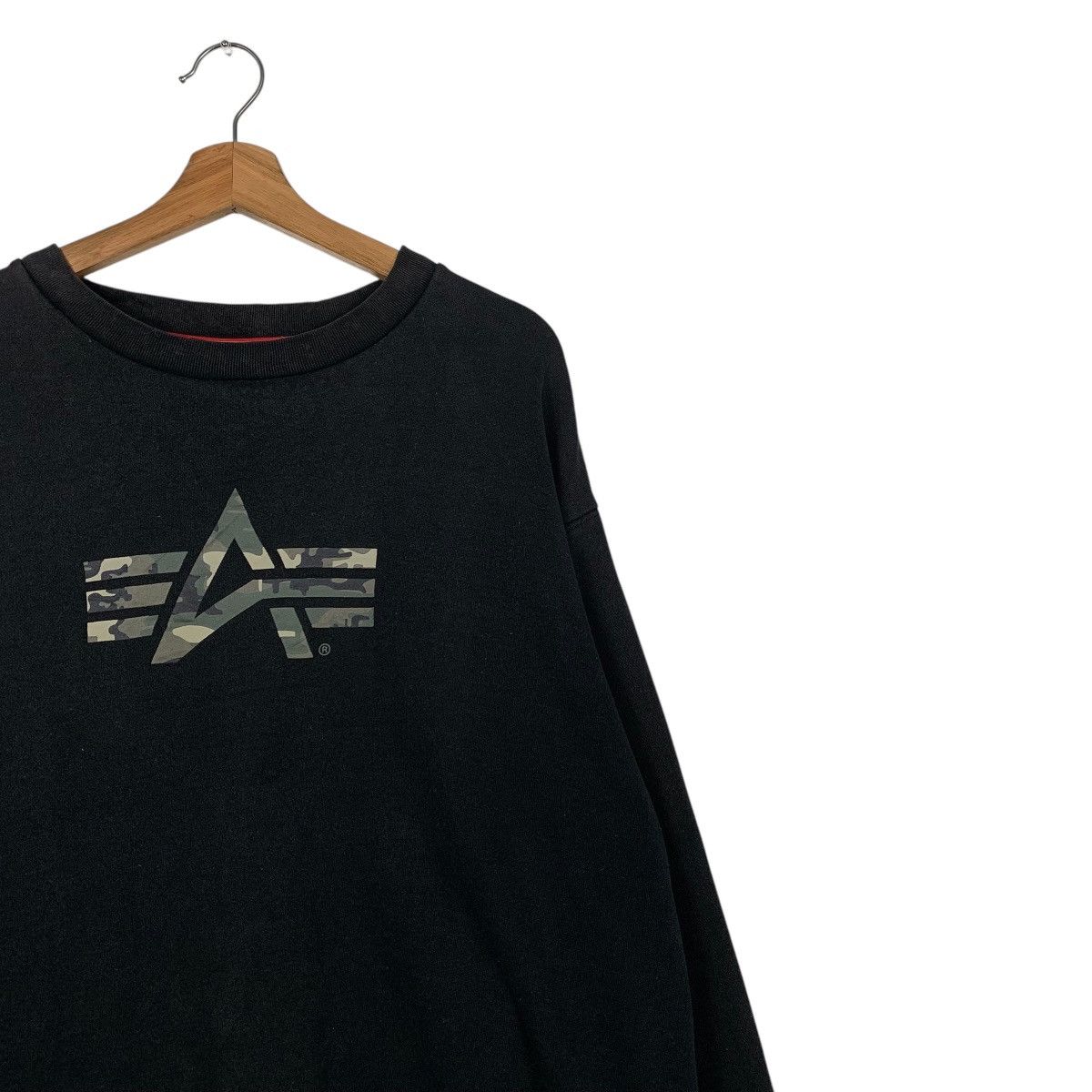 Alpha Industries Alpha Industries Big Logo Crewneck Sweatshirt Size US XL / EU 56 / 4 - 5 Thumbnail