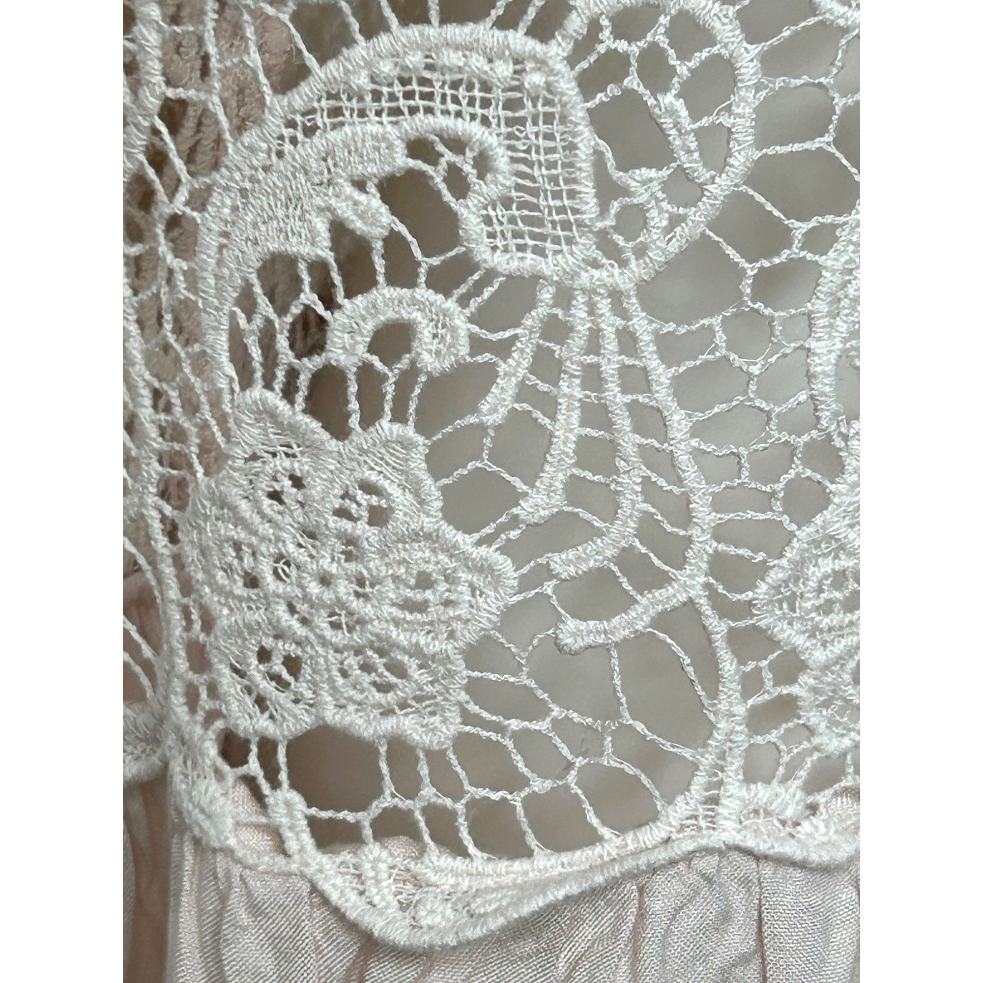 Free People Free People. Blouse S/P Pink, Lace Tassels Balloon Long Slee Size S / US 4 / IT 40 - 16 Thumbnail