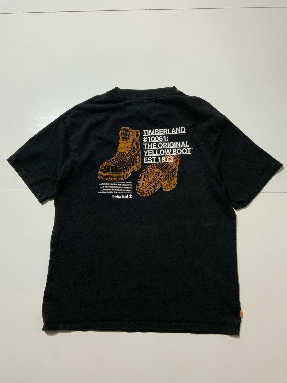 Timberland Timberland #10061 The Original Yellow Boot Pocket T-Shirt Size US S / EU 44-46 / 1 - 3 Thumbnail