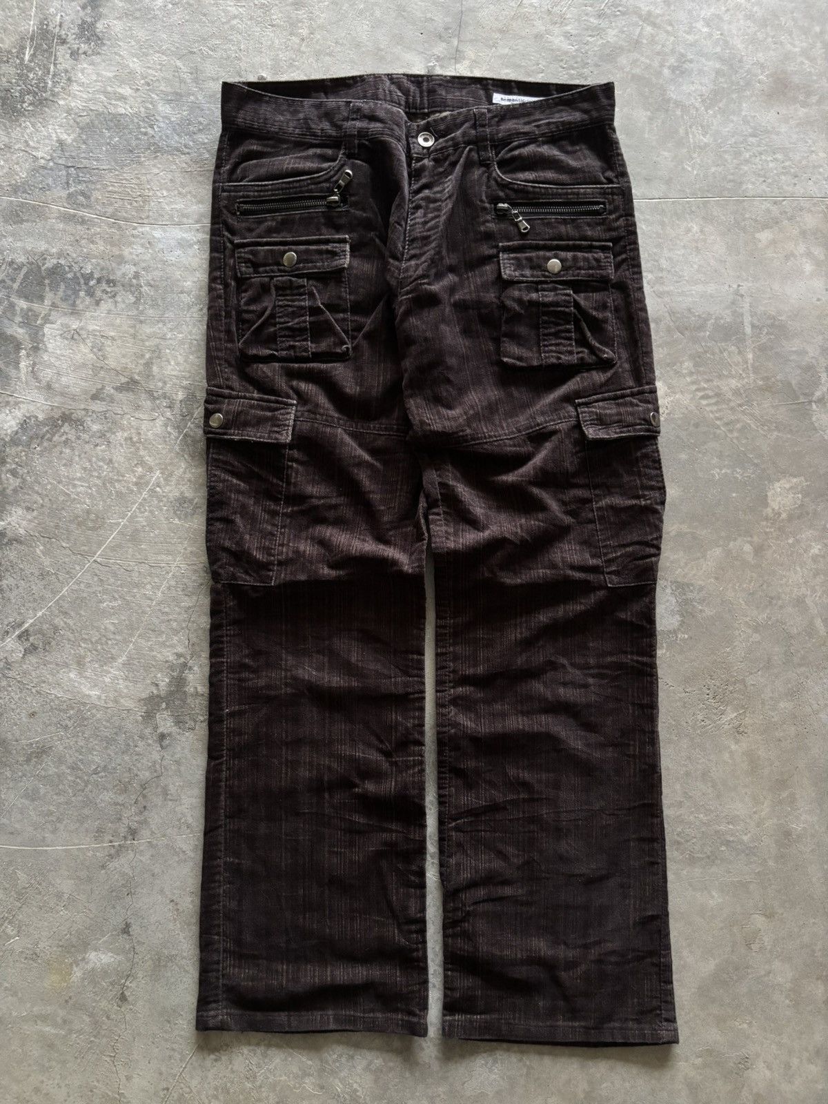 semanticdesign FLARE SEMANTIC DESIGN CARGO STRIPE ARMY JAPANESE GRUNGE Size US 32 / EU 48 - 1 Thumbnail