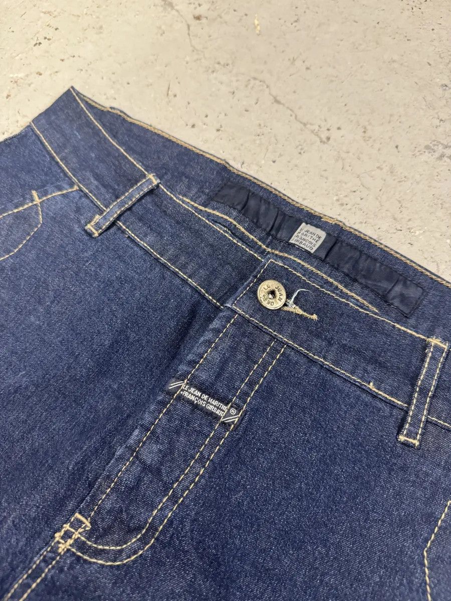 Marithe + Francois Girbaud 2000s Marithé + François Girbaud Blue Carpenter Denim Cargo Jeans Size US 32 / EU 48 - 8 Thumbnail