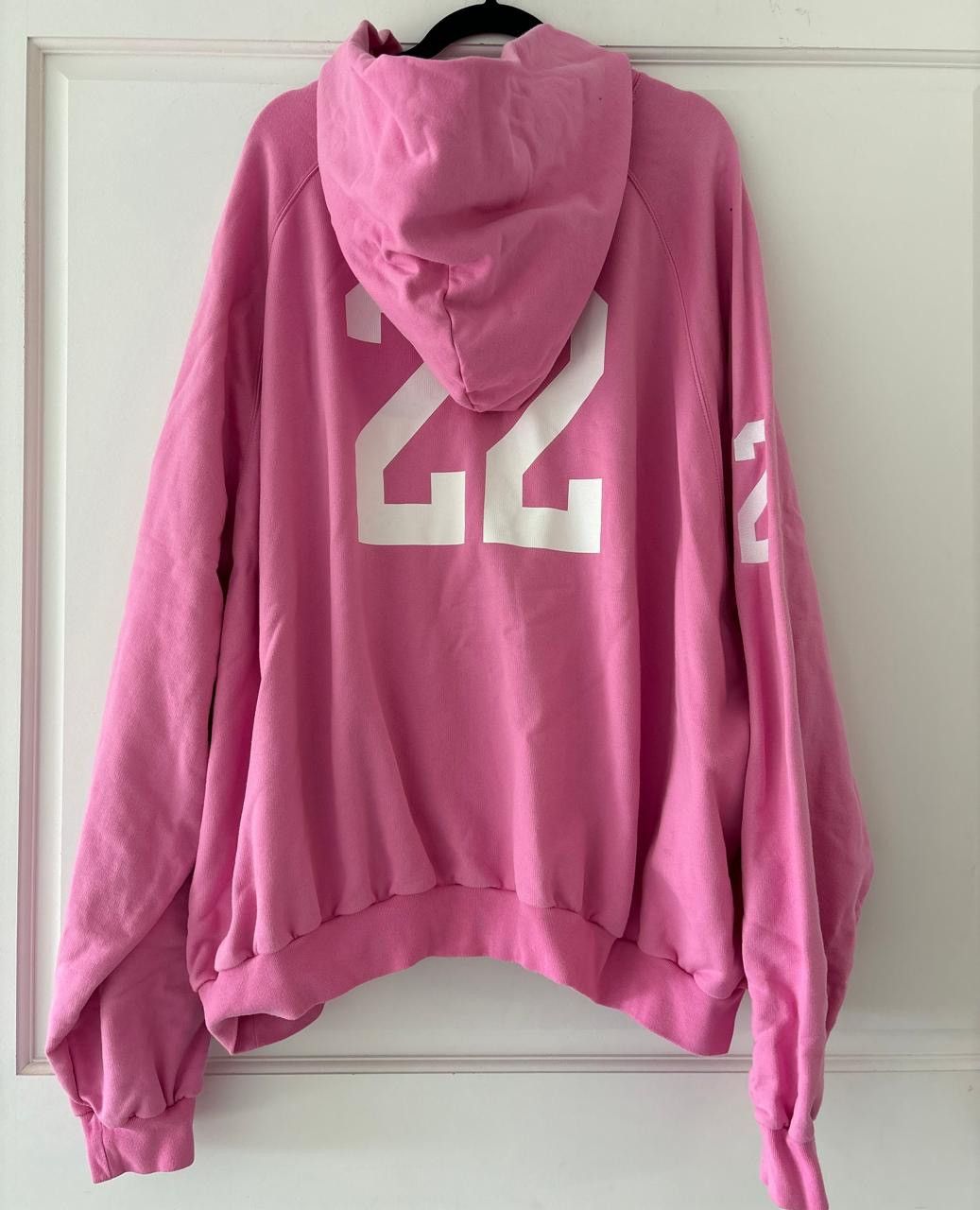 Balenciaga Balenciaga Pink Polo Hoodie Size US XXL / EU 58 / 5 - 4 Thumbnail