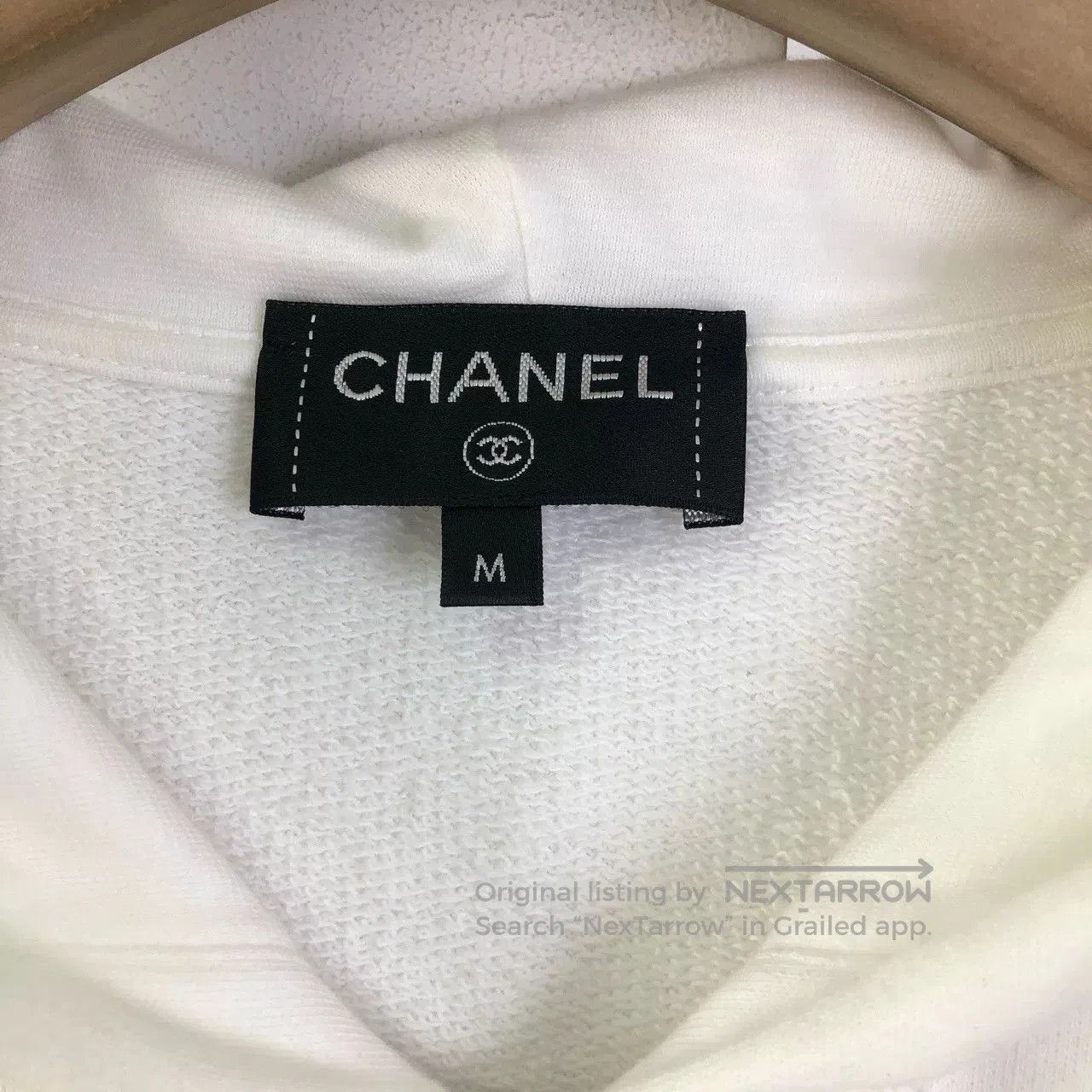 Chanel Chanel White Graffiti Sweatshirt Jacket. Size US M / EU 48-50 / 2 - 3 Thumbnail