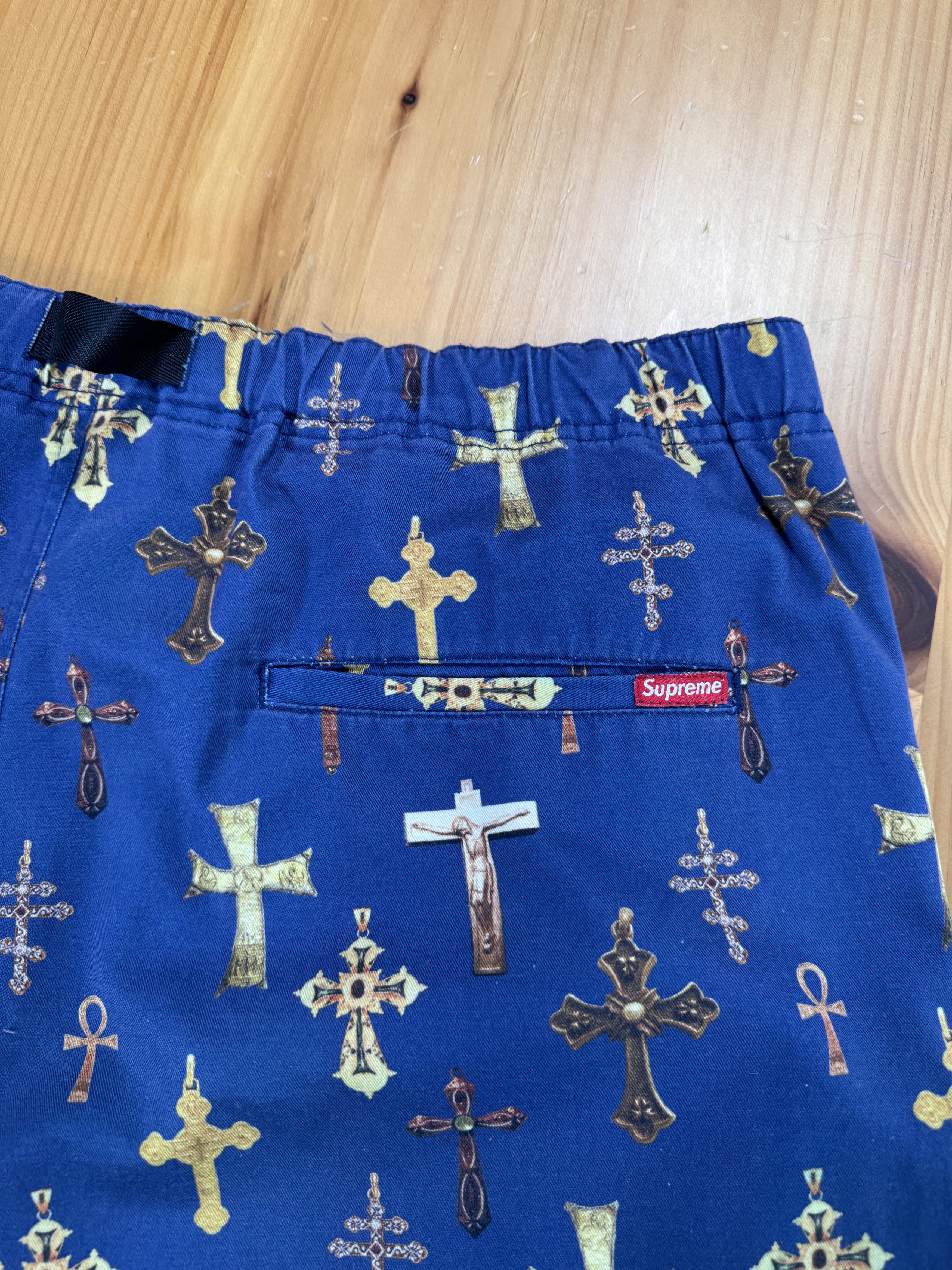 Supreme Supreme SS2013 Cross Crosses Shorts Gold Size US 36 / EU 52 - 5 Thumbnail