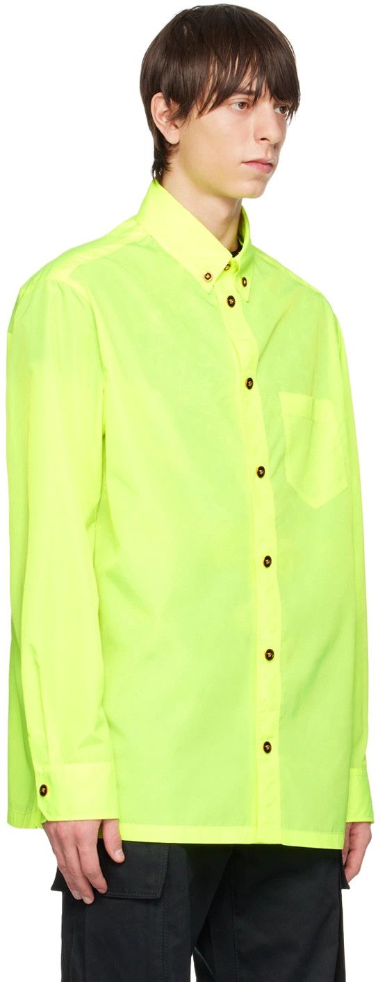 Versace o1y0525 Solid Color Shirt in Yellow Size US L / EU 52-54 / 3 - 2 Thumbnail