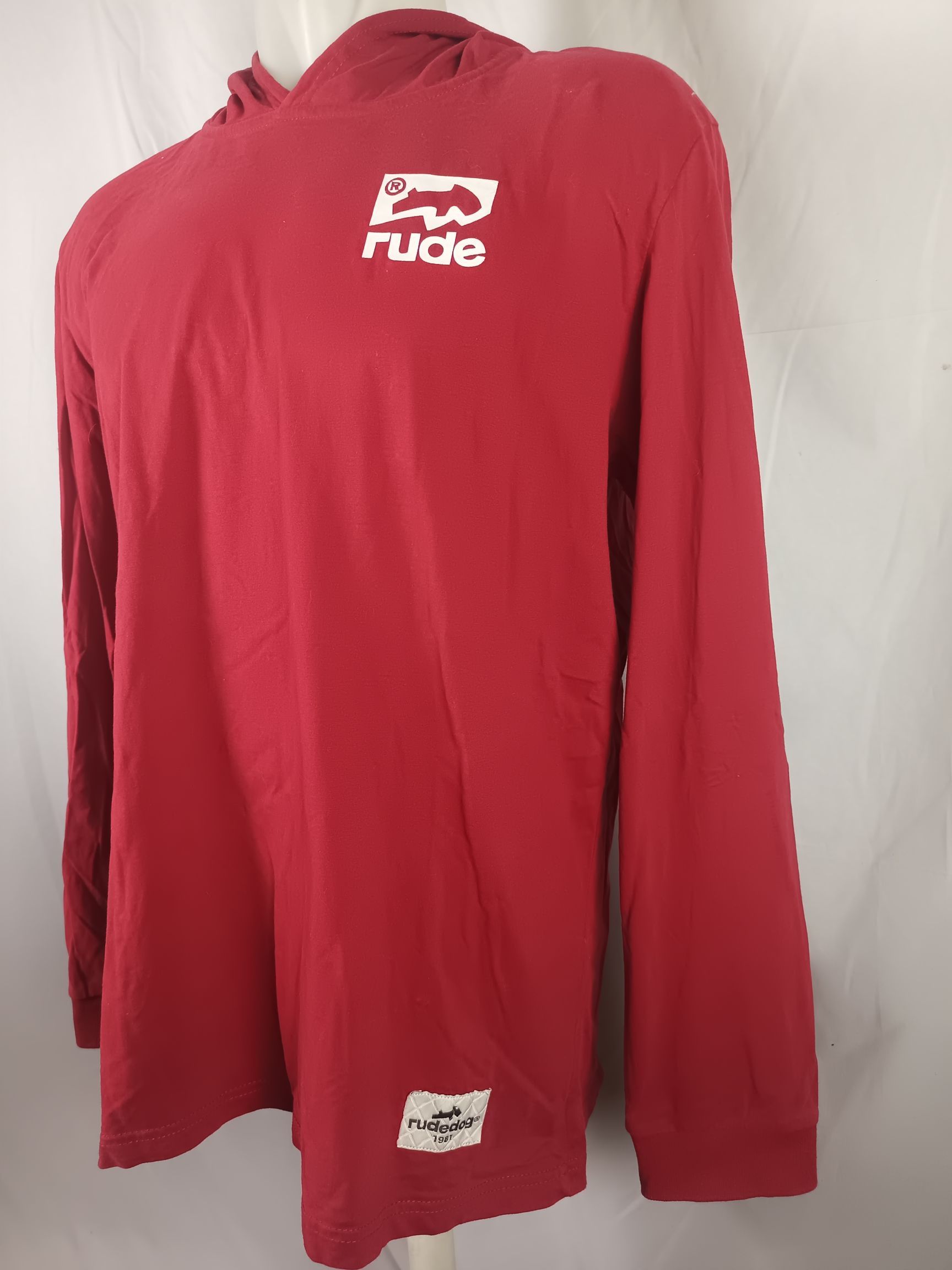 Hot Topic × Rude RUDEDOGS Hoodie TShirt Long Sleeve Size US XL / EU 56 / 4 - 18 Thumbnail