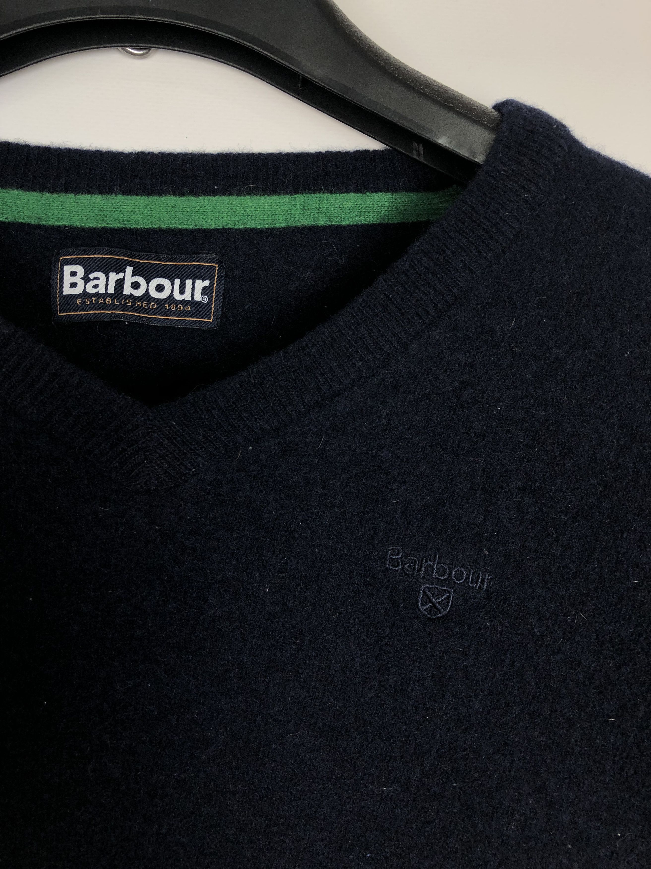 Barbour Barbour Wool Sweater Pullover V-Neck Size US S / EU 44-46 / 1 - 6 Thumbnail