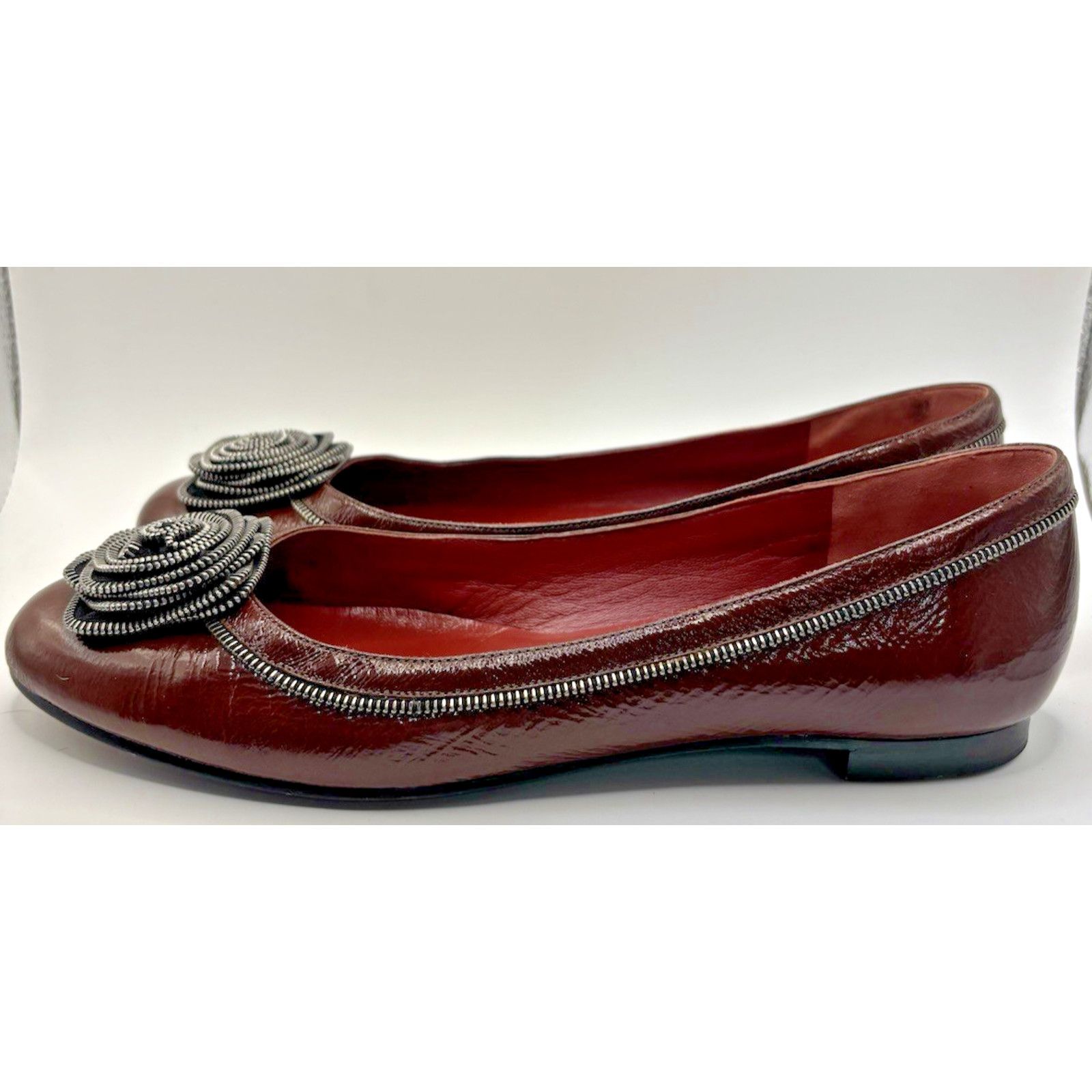 Marc by Marc Jacobs Marc by Marc Jacobs Patent Leather Flats 39/8-8.5 Size US 8.5 / IT 38.5 - 4 Thumbnail
