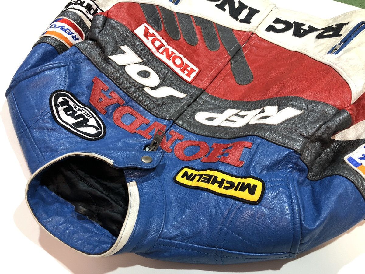 Dainese × Ferrari × Honda Honda Motorcycle leather jacket Racing Vintage Size US M / EU 48-50 / 2 - 9 Thumbnail