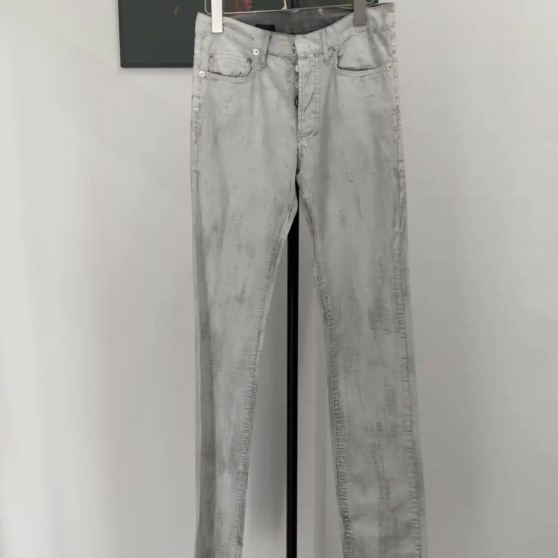 Dior Dior White Cotton Casual Pants for Men 0089 Size US 34 / EU 50 - 1 Thumbnail