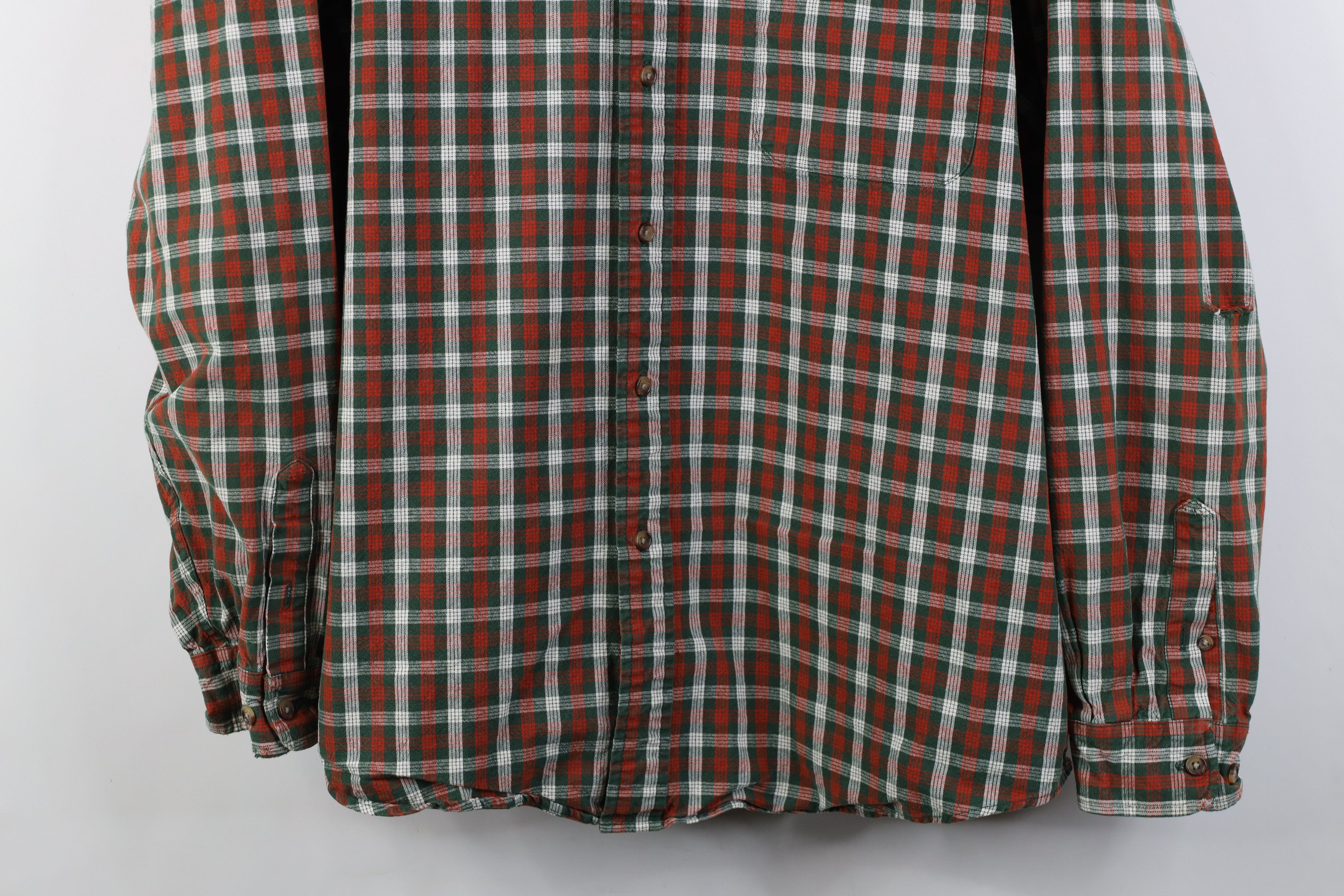 Eddie Bauer Vintage 90s Eddie Bauer Heavyweight Collared Button Shirt Size US XL / EU 56 / 4 - 3 Thumbnail