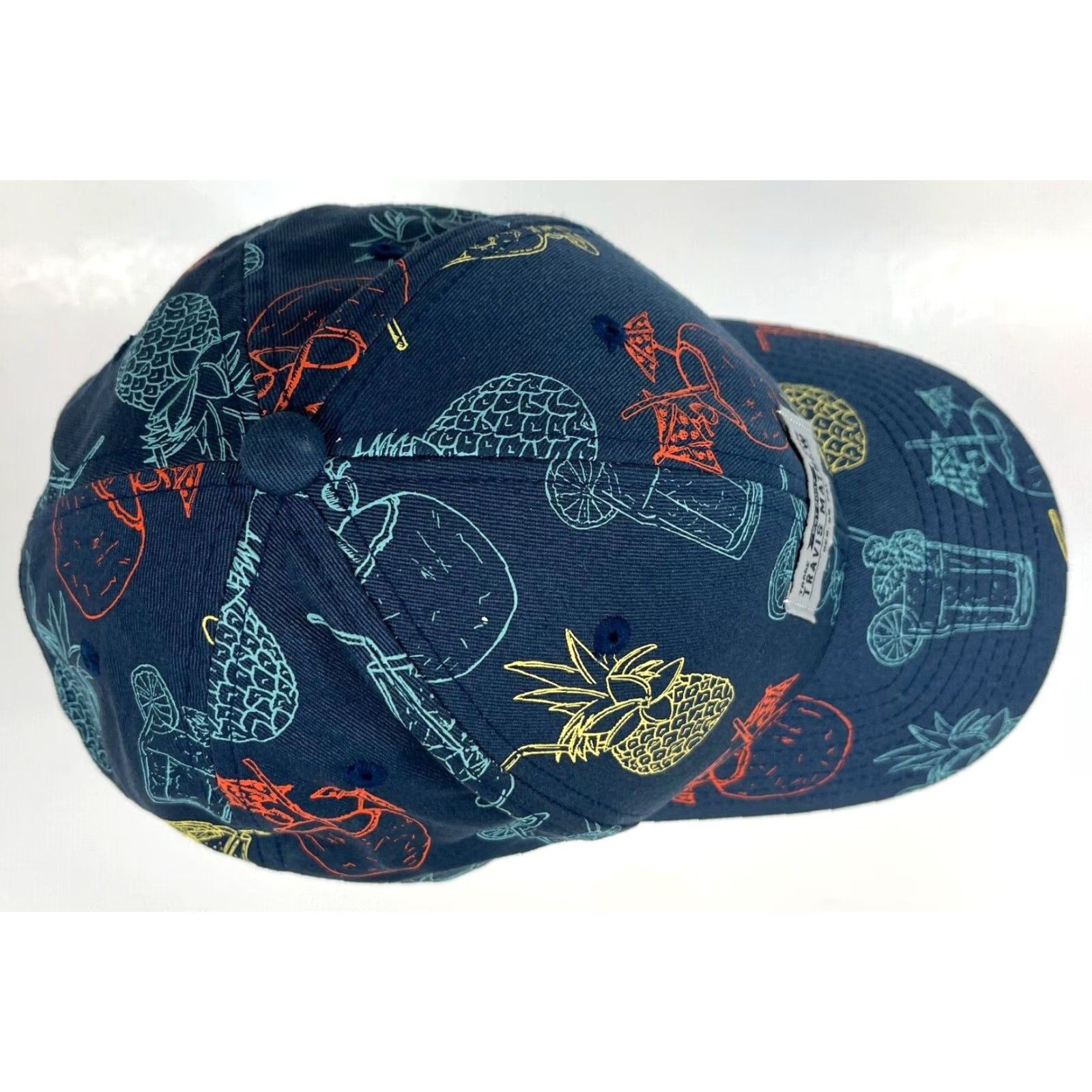 TravisMathew Travis Mathew Snapback Hat Multicolor Drink Cocktails All Over Print Adjustable One Size Mens Size ONE SIZE - 7 Thumbnail