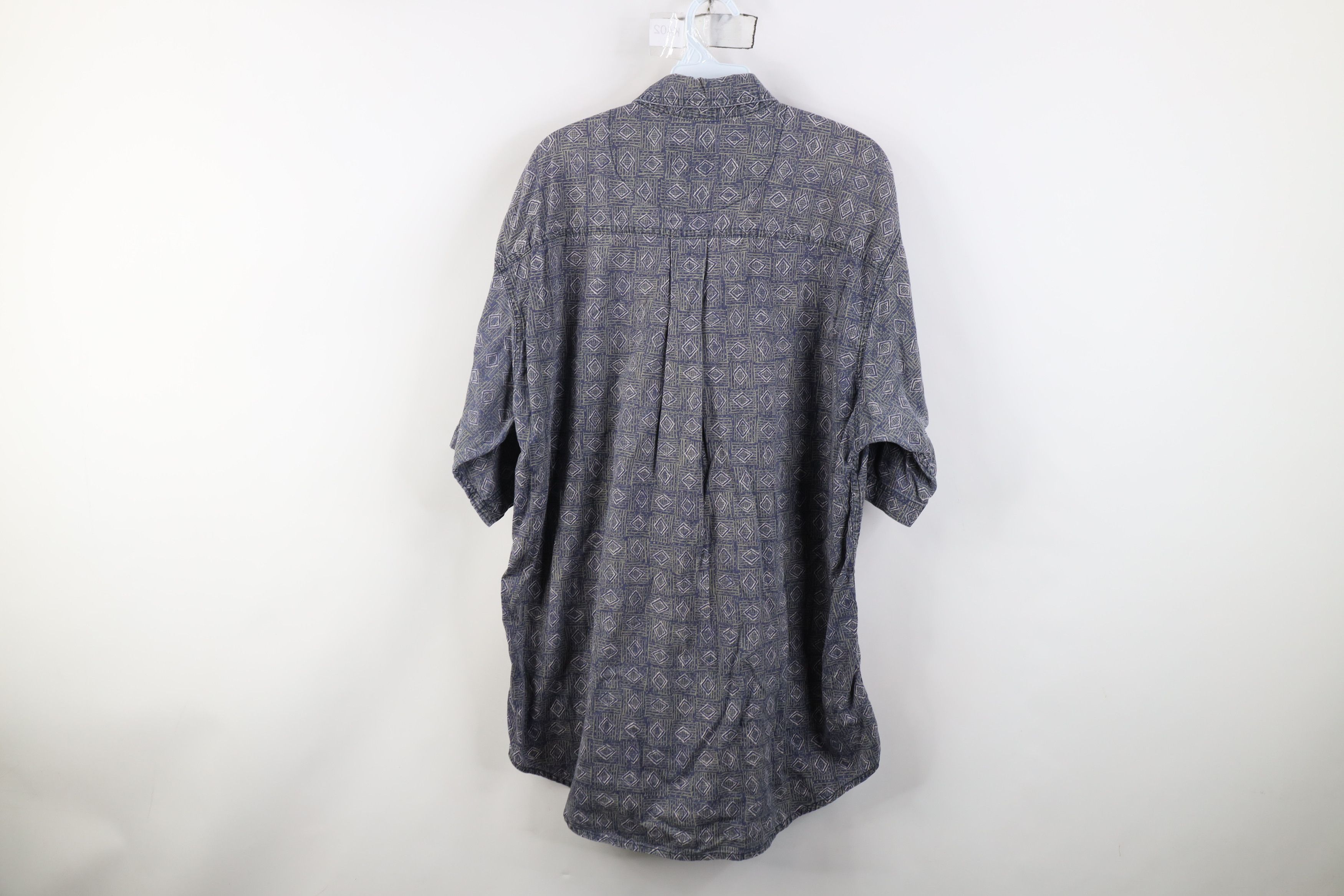 Woolrich Woolen Mills Vintage 90s Woolrich Short Sleeve Button Down Shirt Size US L / EU 52-54 / 3 - 9 Thumbnail