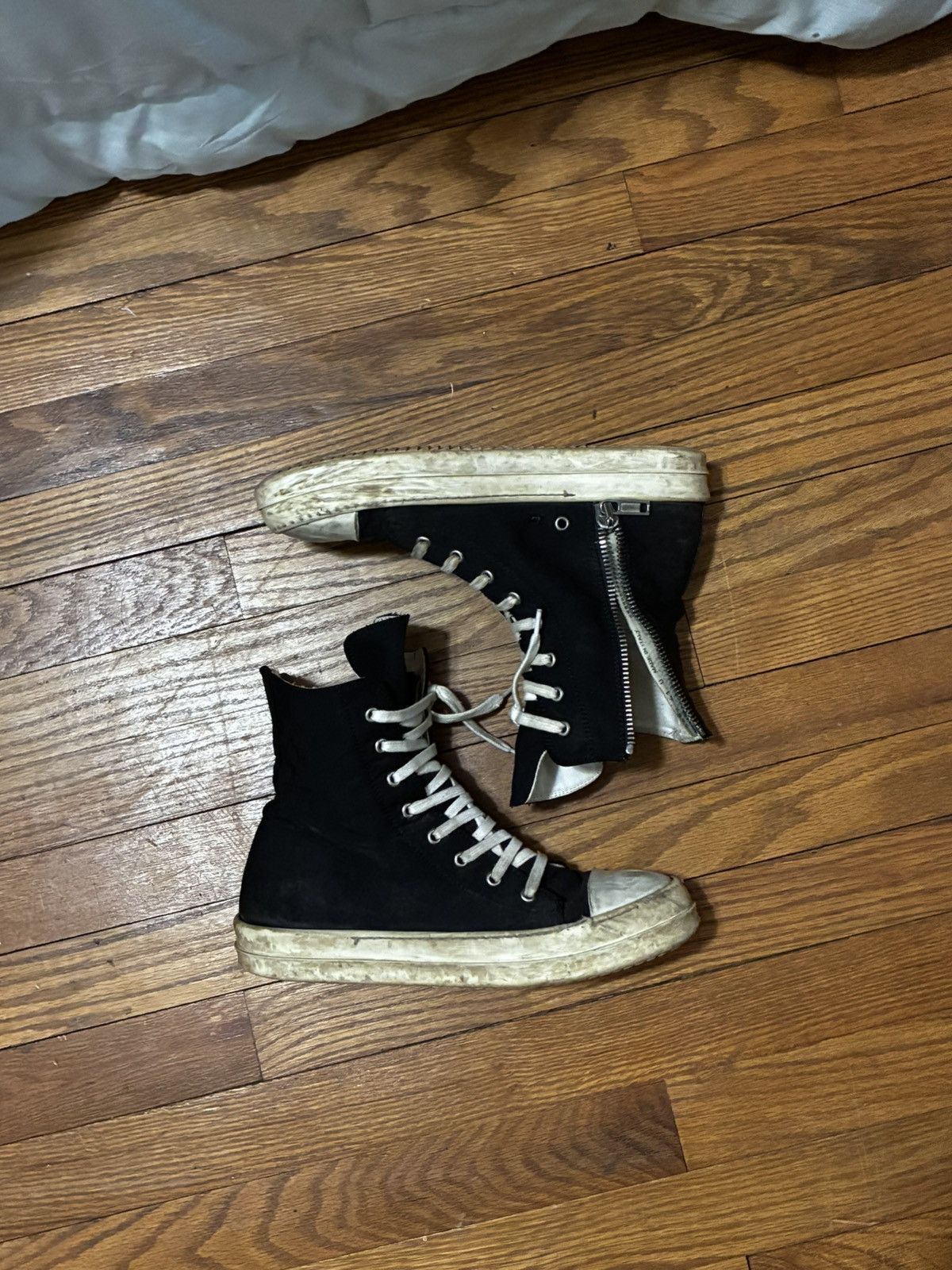 Rick Owens Drkshdw Rick Owens 2015 Nylon Ramones Size US 9 / EU 42 - 5 Thumbnail