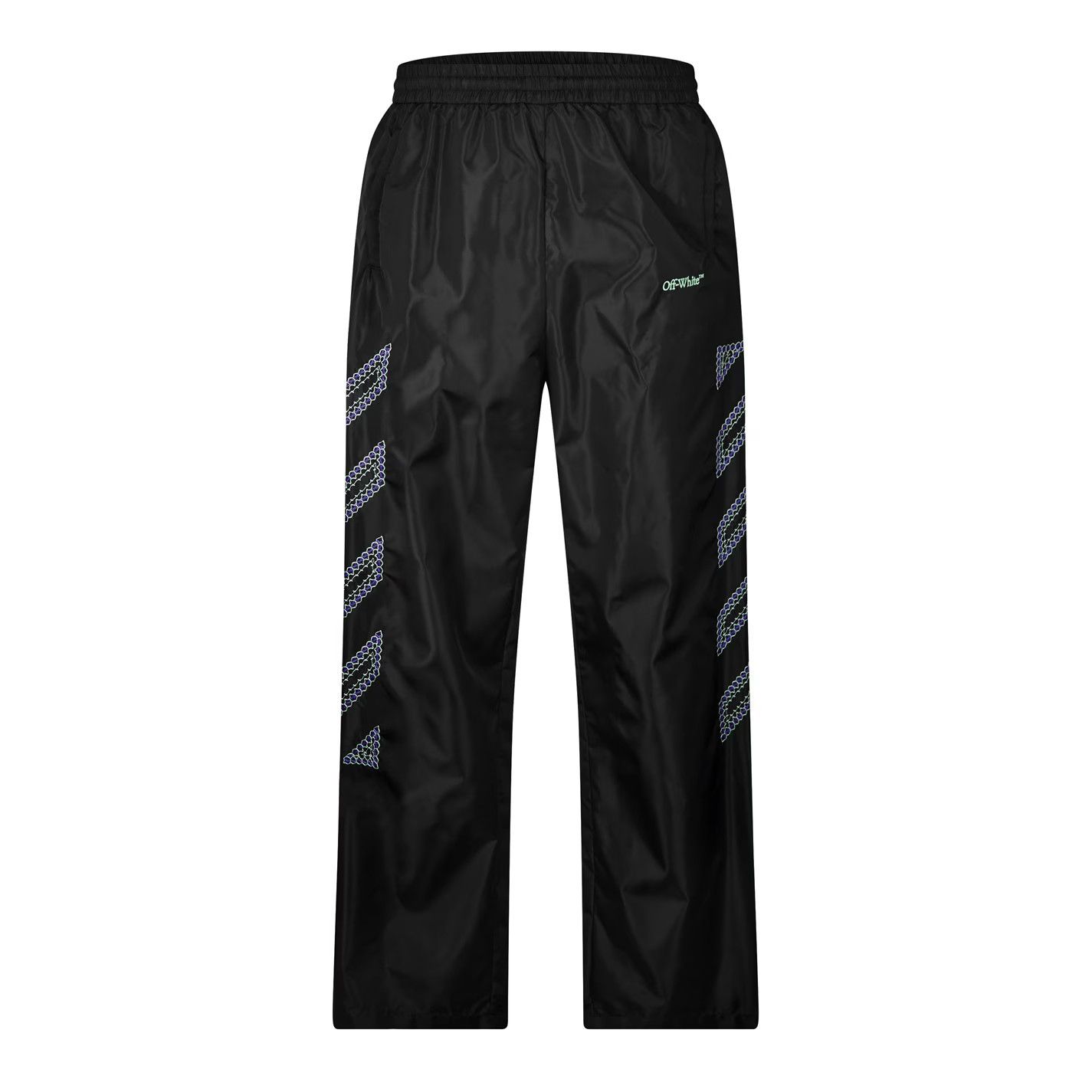 Off-White o1g2r1mq0226 Open Hem Woven Tracksuit Sweatpants & Joggers Size US 34 / EU 50 - 1 Thumbnail
