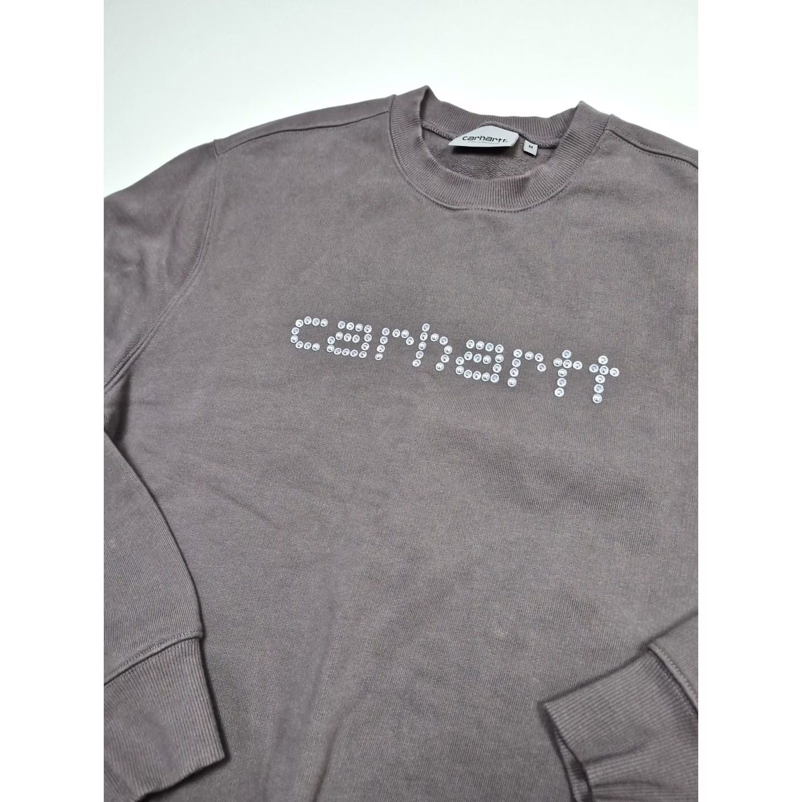 Carhartt Carhartt WIP Sweatshirt Mens M Purple Rivet Script Crewneck Fleece Logo Graphic Print Crew Neck Size US M / EU 48-50 / 2 - 2 Thumbnail