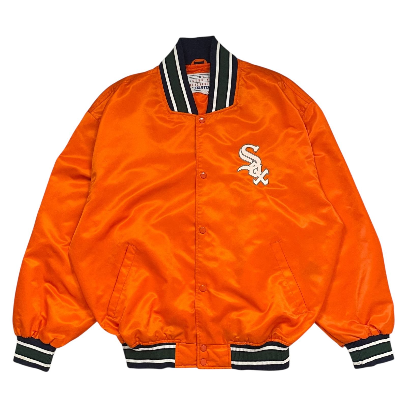 MLB RARE VTG 90s 00s CHICAGO WHITE SOX STARTER SATIN JACKET XL Size US XL / EU 56 / 4 - 1 Thumbnail