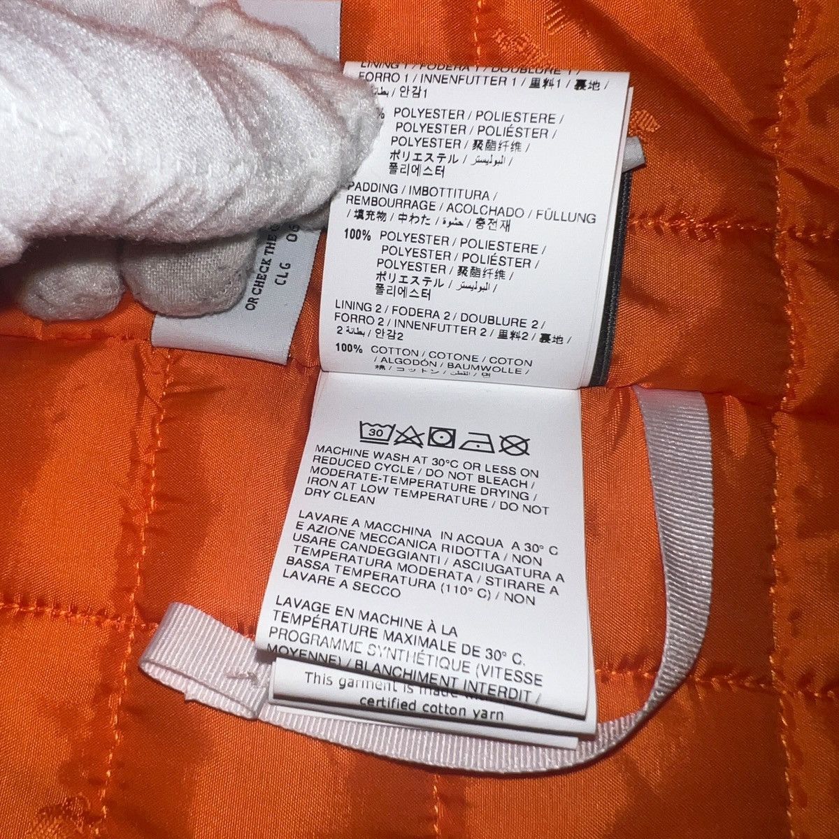 Off-White OFF-WHITE Virgil Abloh Flannel Hooded Padded Jacket Size US L / EU 52-54 / 3 - 11 Thumbnail