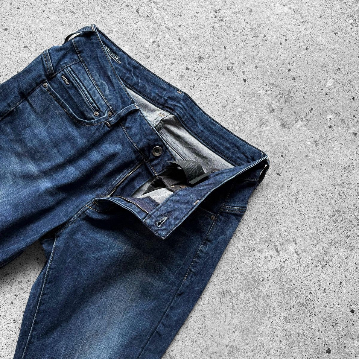 G-Star G-Star RAW Womens Midge Zip Mid Waist Skinny Jeans Blue Size 32" / US 10 / IT 46 - 6 Thumbnail