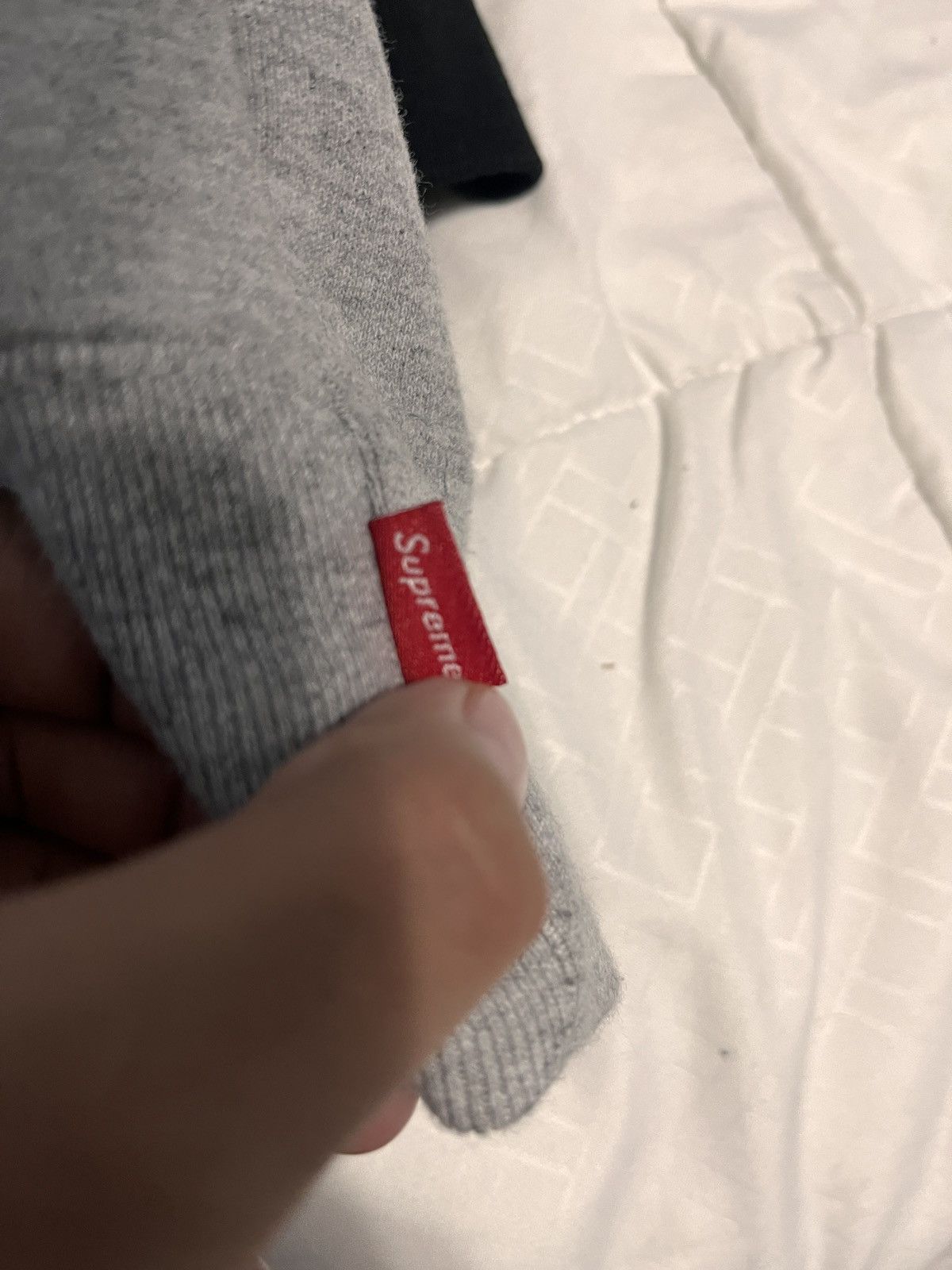 Supreme Supreme Classic Logo Los Angeles Hooded Sweatshirt Heather G Size US L / EU 52-54 / 3 - 3 Thumbnail