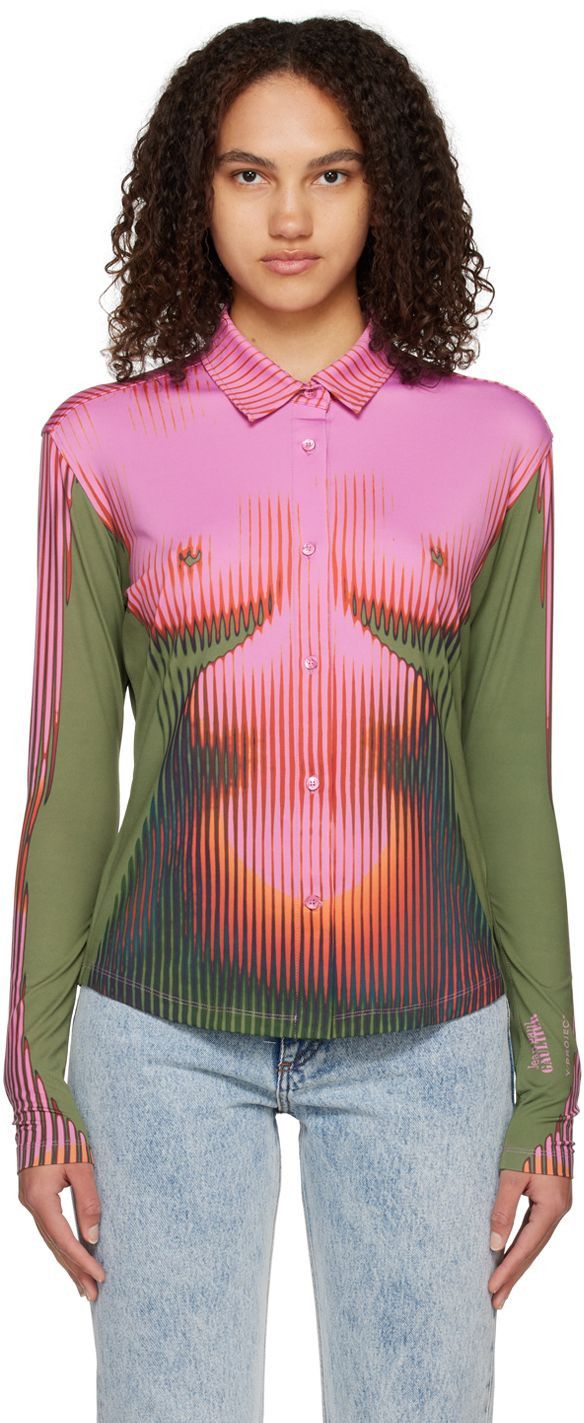 Jean Paul Gaultier × Y/Project Jean Paul Gaultier Y/Project Body Morph Shirt Size XS / US 0-2 / IT 36-38 - 1 Thumbnail