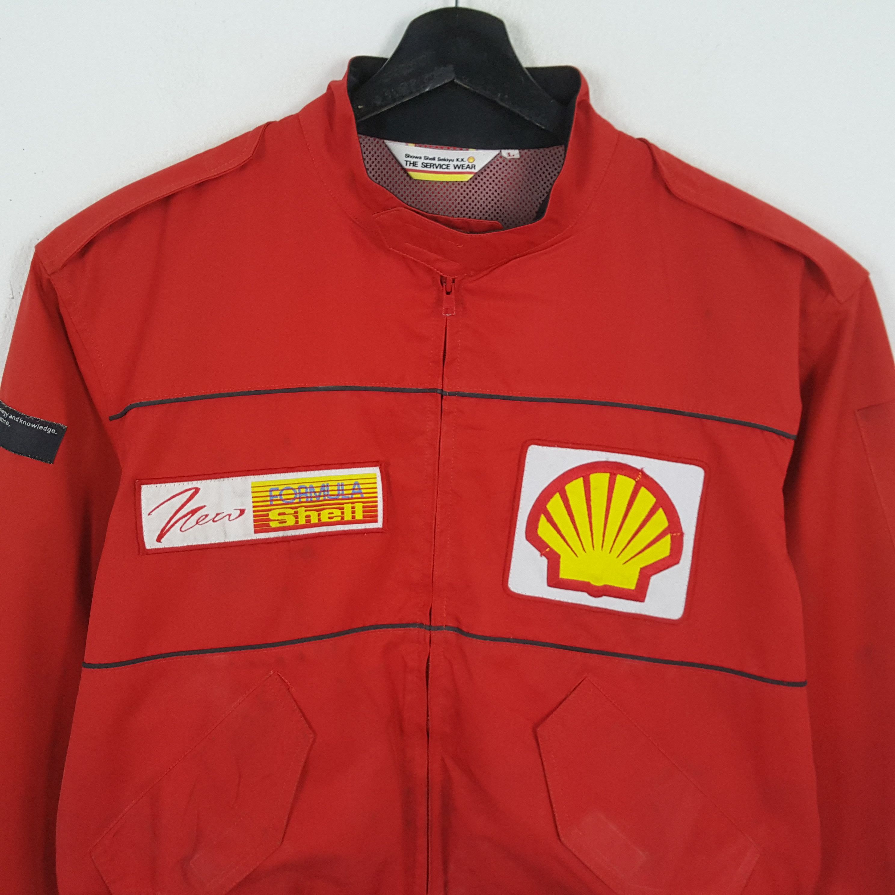 Ferrari × Vintage SHELL FORMULA 1 F1 Racing Style Jacket Size US L / EU 52-54 / 3 - 2 Thumbnail