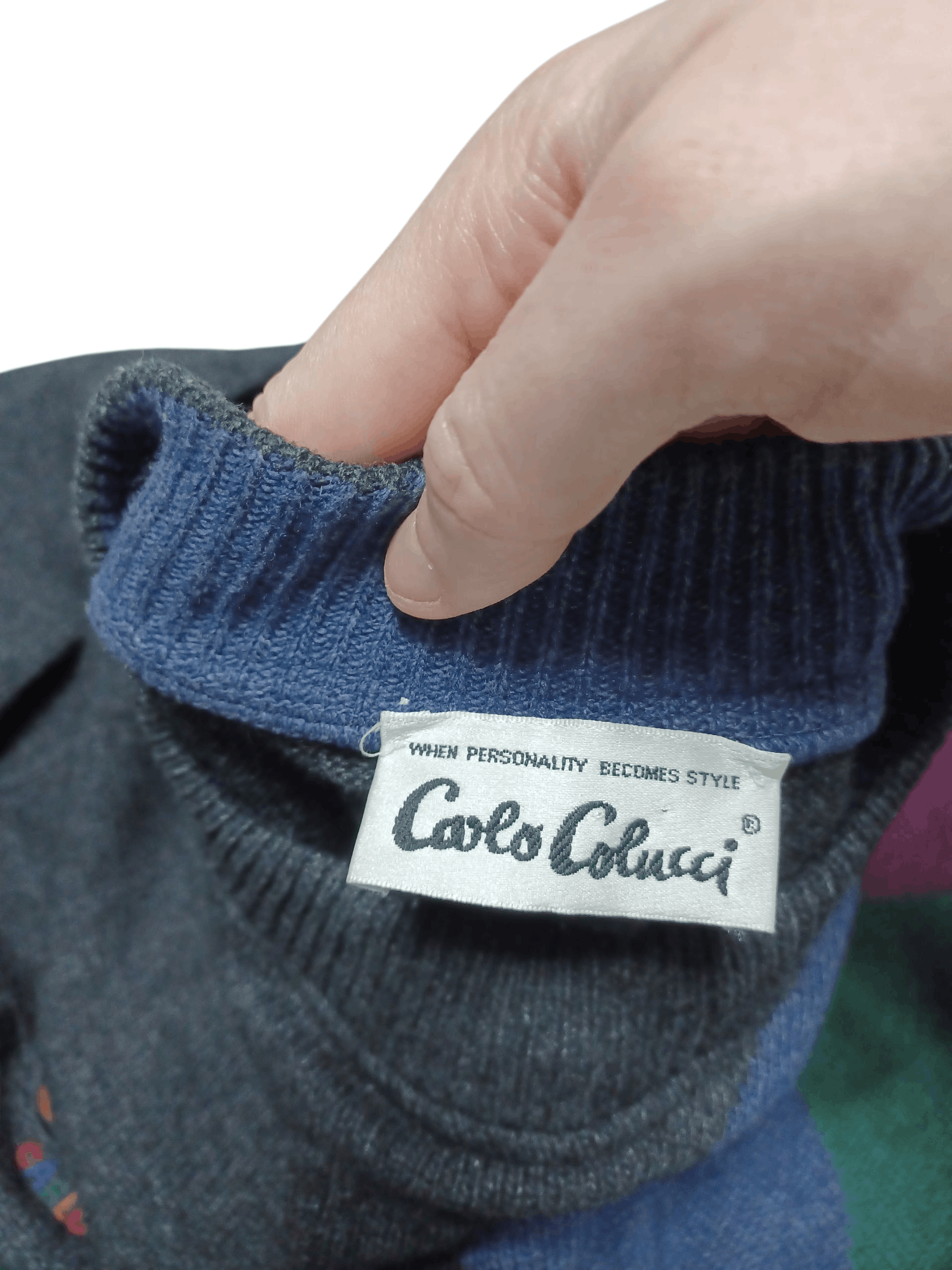 Carlo Colucci CARLO COLUCCI VINTAGE MADE IN GERMANY WOOL SWEATER Size US XXL / EU 58 / 5 - 4 Thumbnail