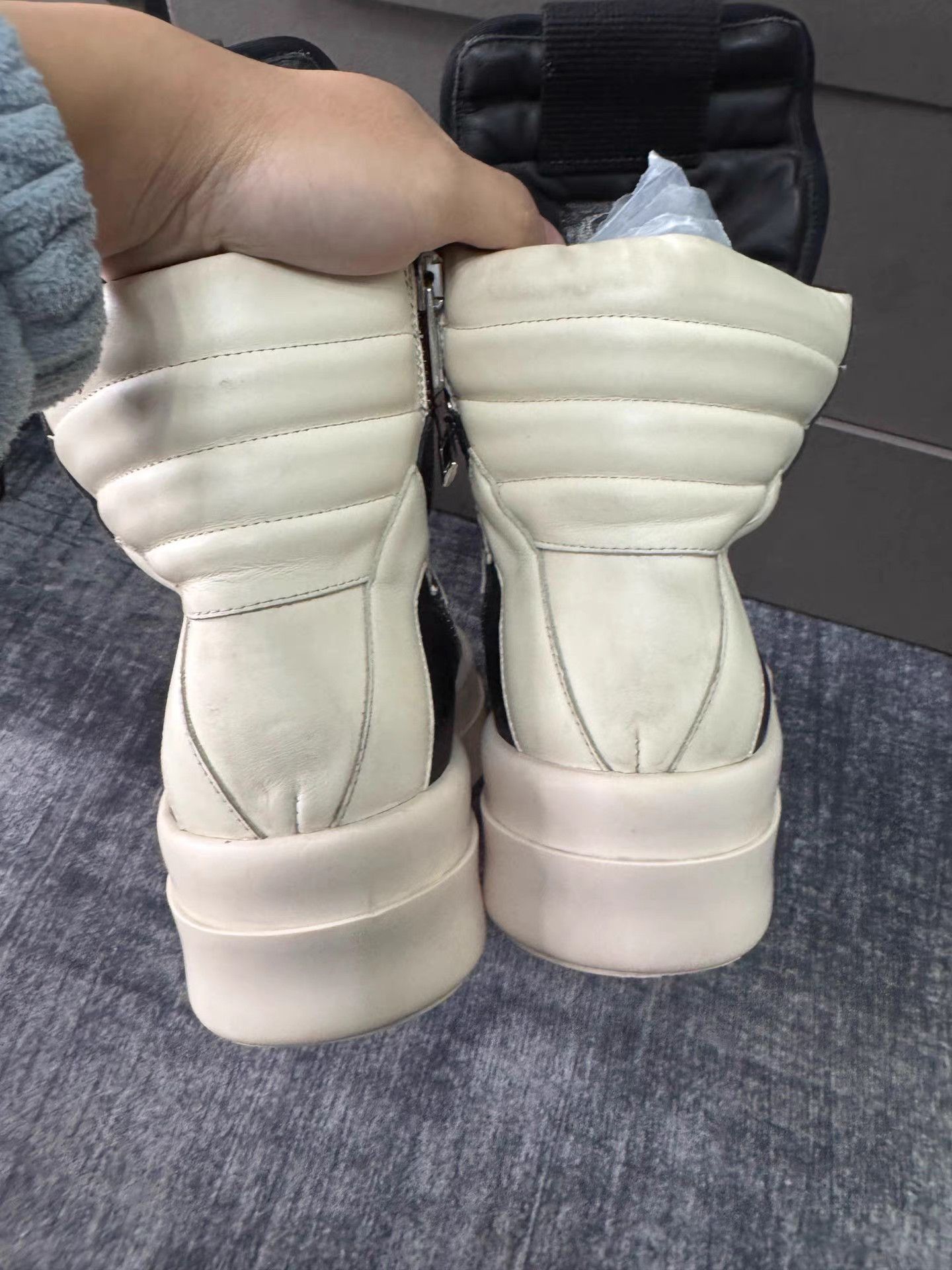 Rick Owens Rick Owens Mainline Thick Sole Triangle Sneakers Size US 8 / EU 41 - 5 Thumbnail