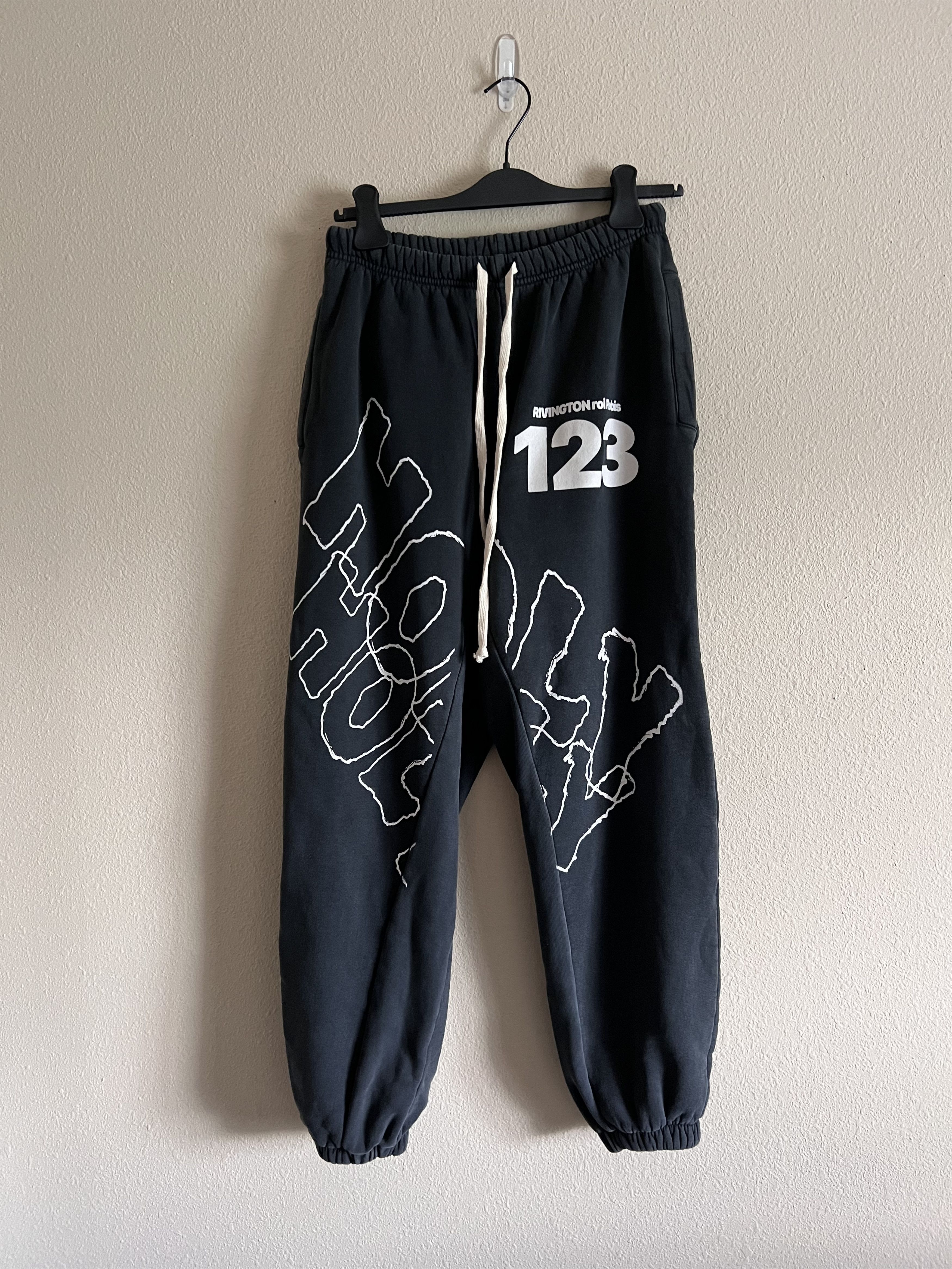 RRR-123 RRR-123 Holy Holy Sweatpants in Vintage Black Size US 32 / EU 48 - 1 Thumbnail