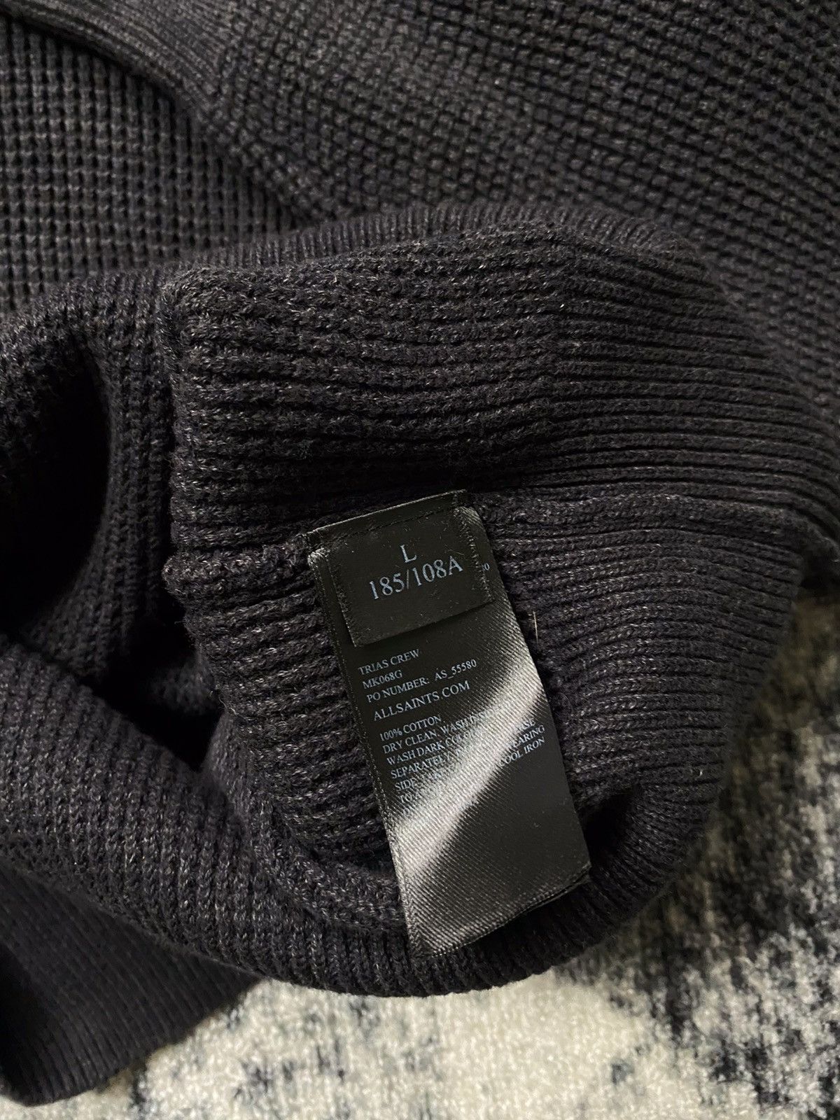 Allsaints × Vintage Vintage Allsaints Sweater Knit wear Classic Casual Luxury Size US L / EU 52-54 / 3 - 6 Thumbnail