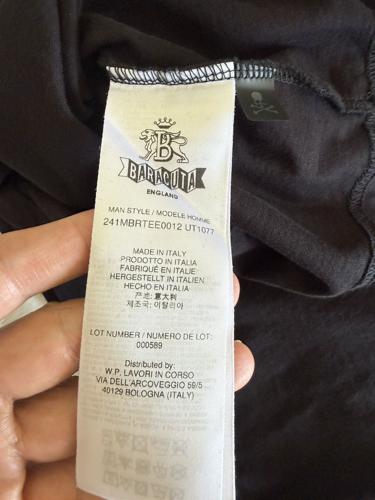 Baracuta × Mastermind World Baracuta Mastermind MMJ oversize black t-shirt size s Size US S / EU 44-46 / 1 - 4 Thumbnail