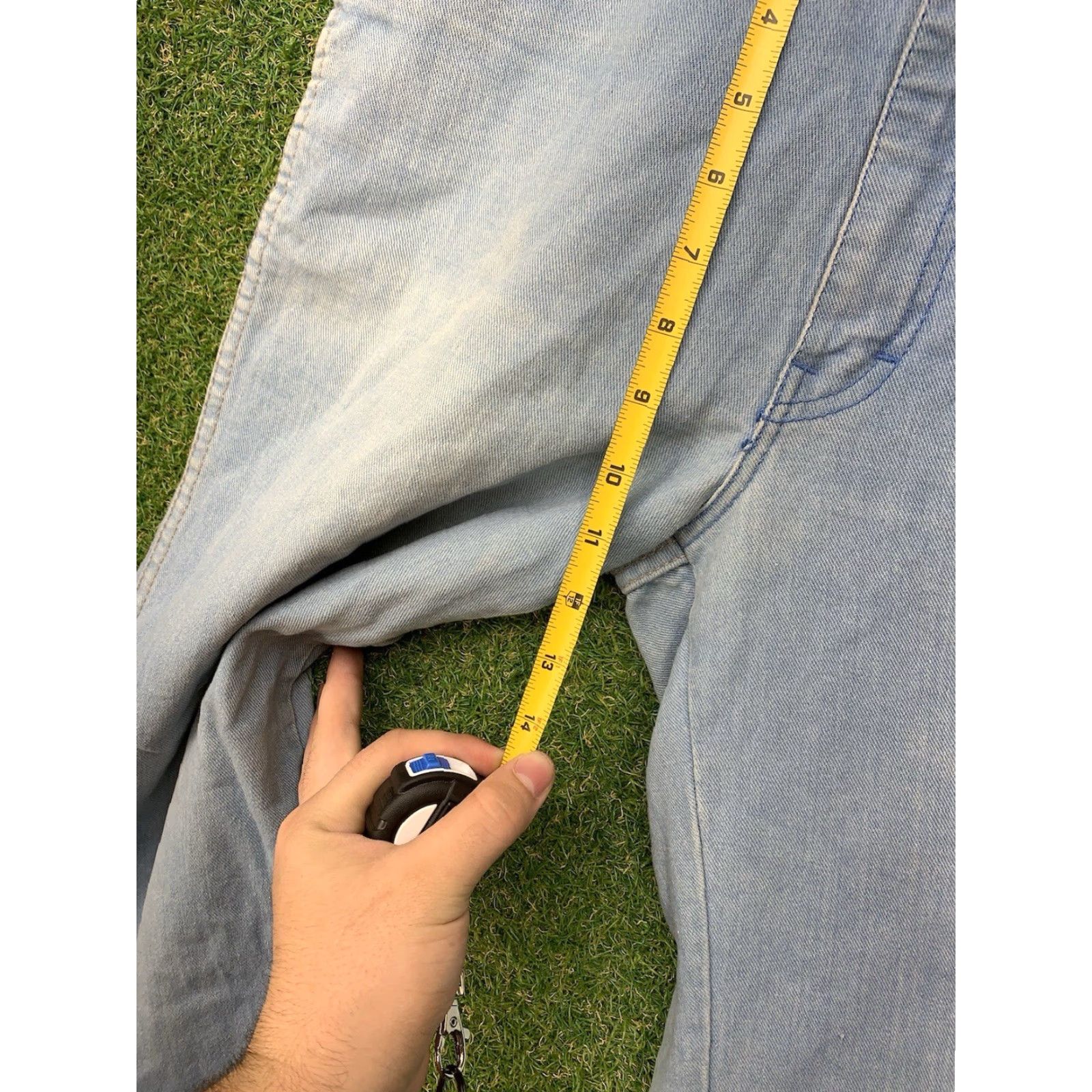 Vintage Wyoming Jeans Mens 33x32 Denim 5-Pocket USA Made Classic Fit Blue Jeans Indigo Size US 33 - 7 Thumbnail