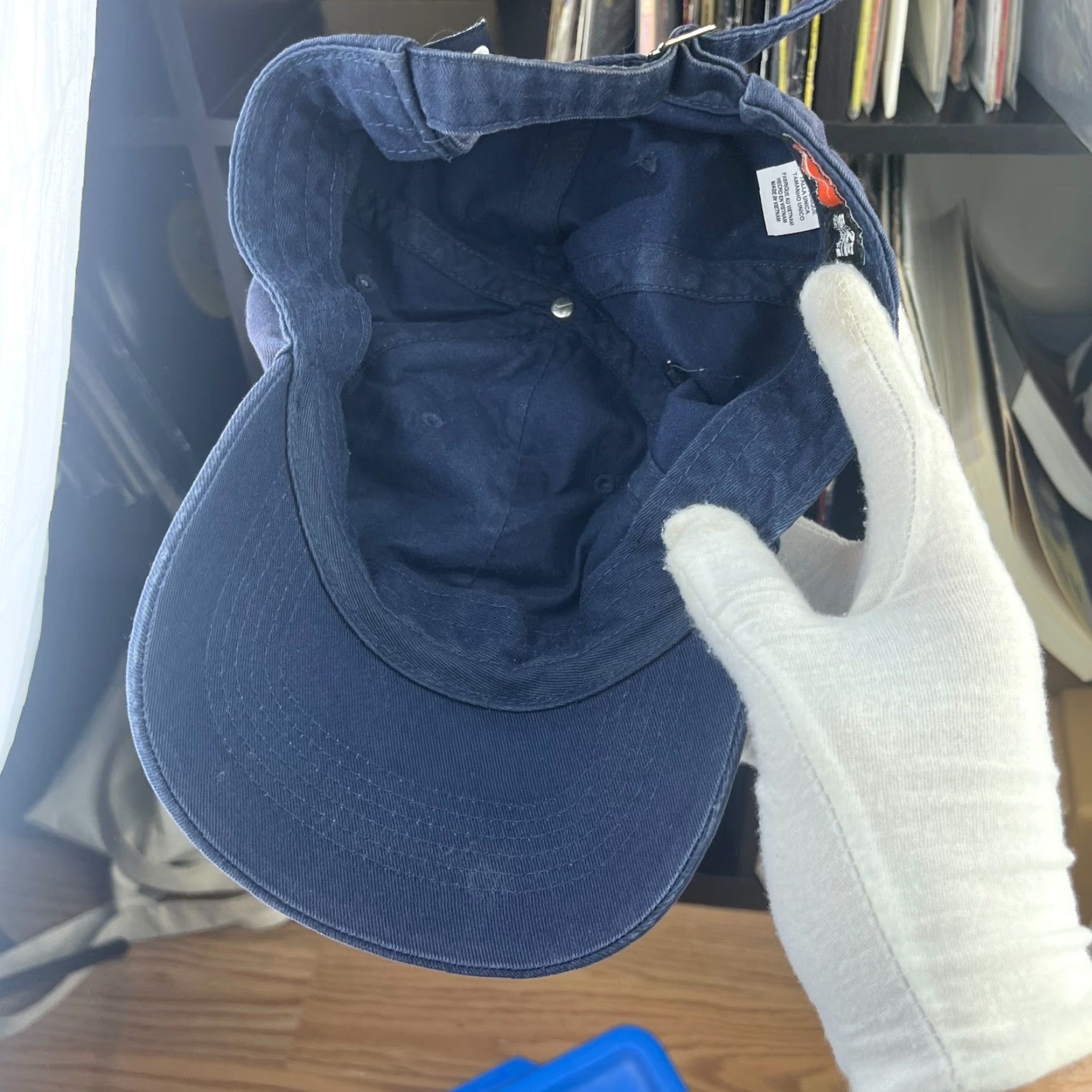 Nike VINTAGE Nike Sun Faded Swoosh Strapback Hat Y2K Baseball Cap One Size Men Adjustable Blue Cotton Brand Nike Casual Mens Size ONE SIZE - 5 Thumbnail