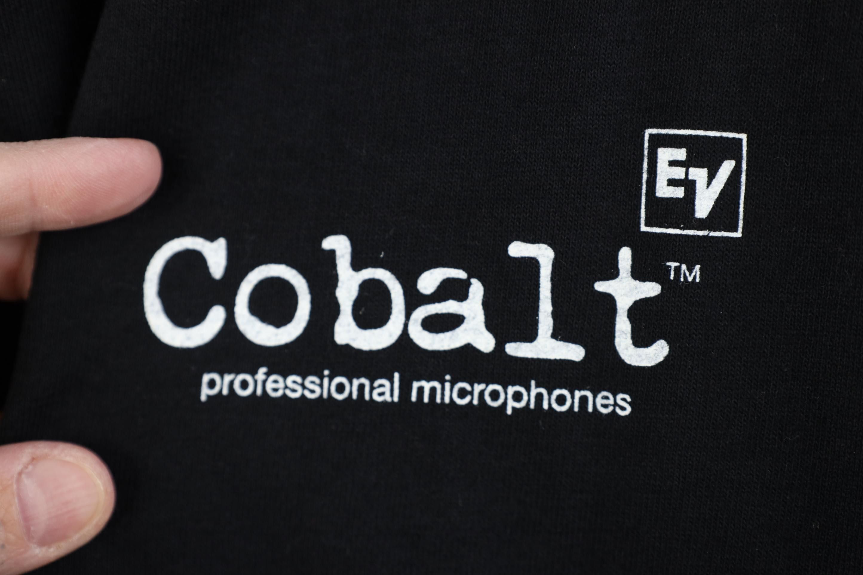 Vintage Vintage 90s Art Cobalt Professional Microphones T-Shirt Size US XXL / EU 58 / 5 - 4 Thumbnail