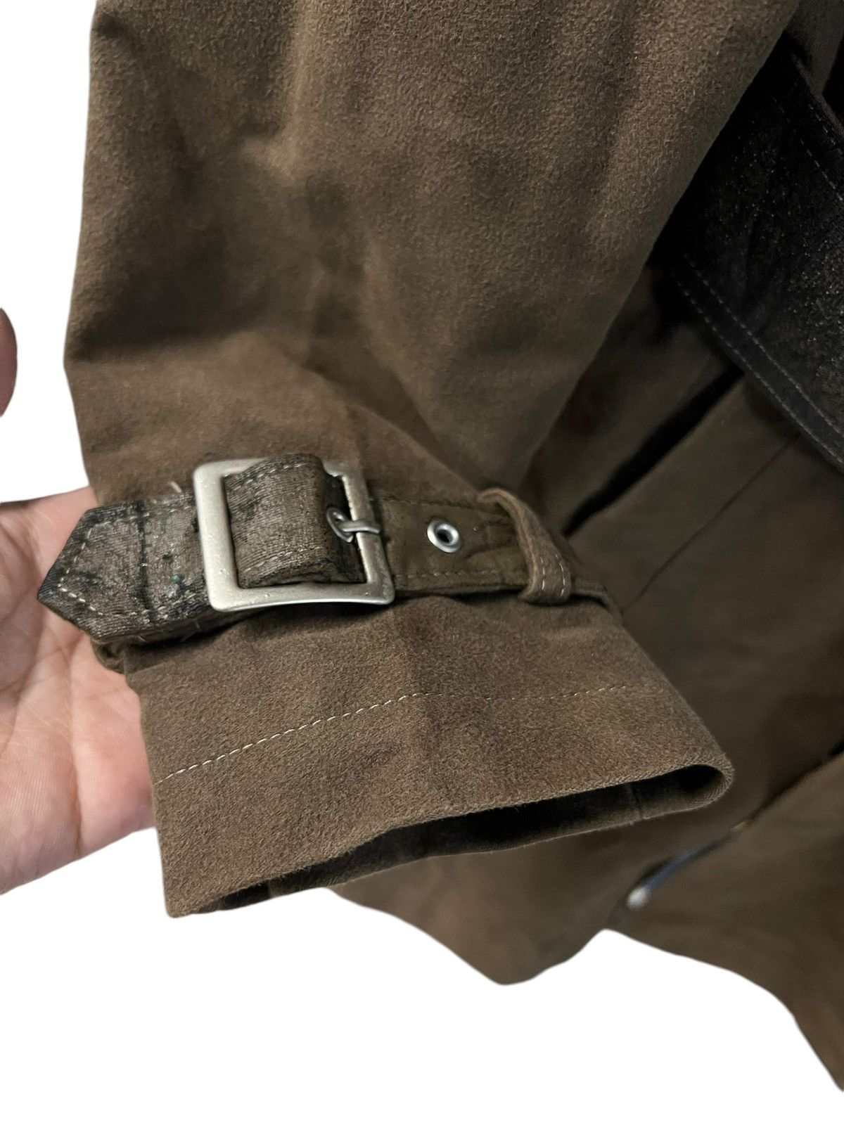 If Six Was Nine × Tornado Mart TORNADO MART MOLESKIN BELTED TRENCH COAT Size US S / EU 44-46 / 1 - 7 Thumbnail