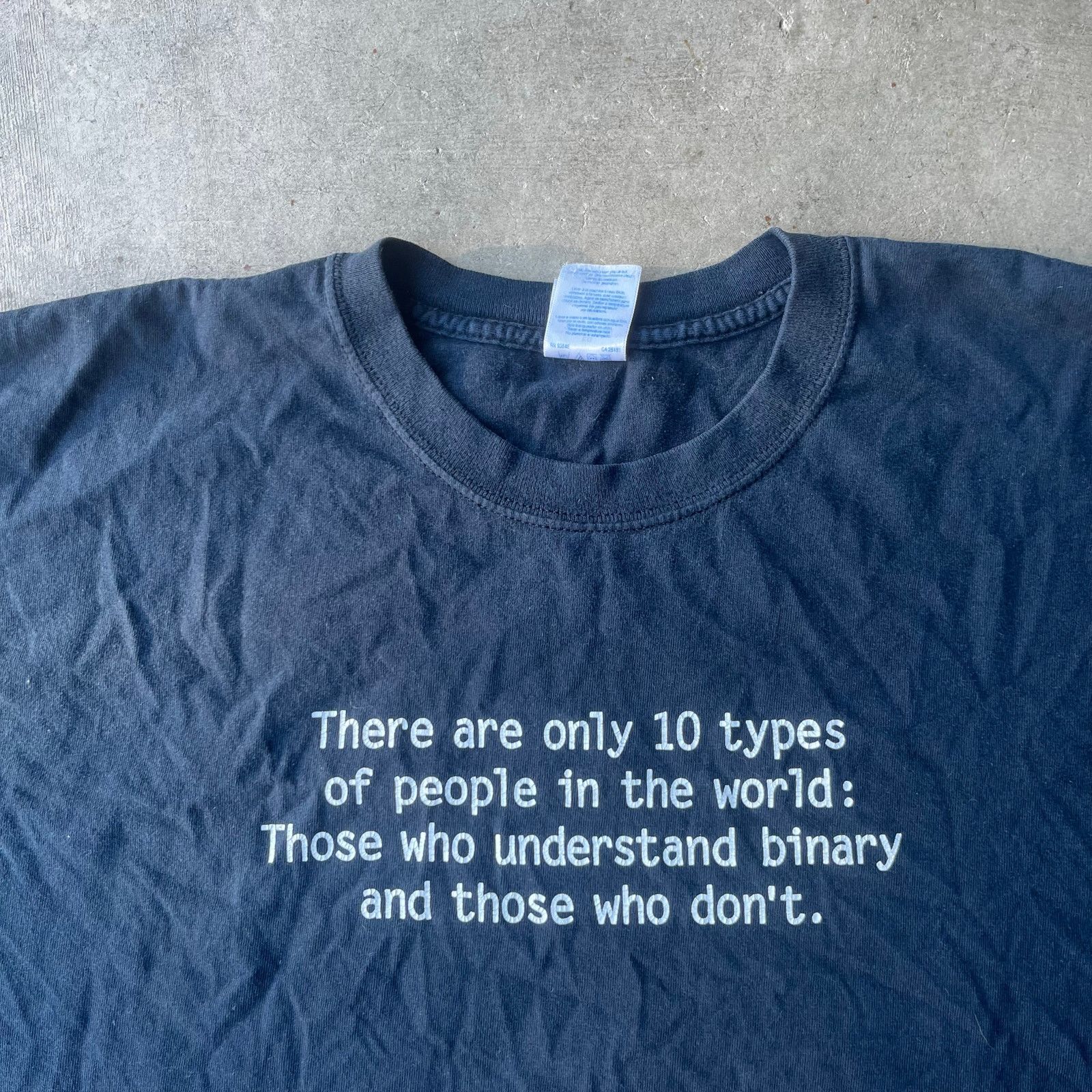 Vintage VINTAGE COMPUTER SCIENCE CODING PARODY TEE SHIRT XL BLACK Size US XL / EU 56 / 4 - 1 Thumbnail