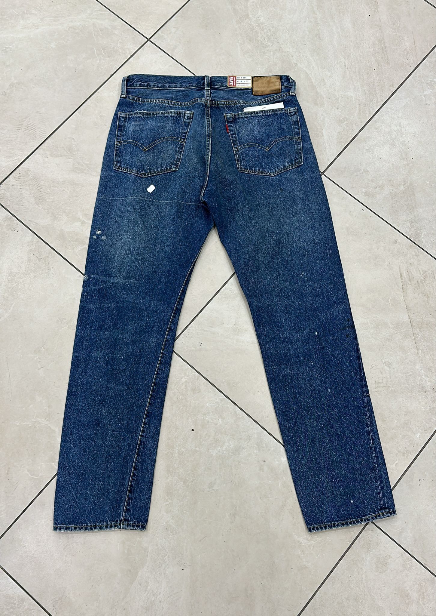 Levi's Vintage Clothing LVC Levi's Vintage Clothing 1954 501XX BigE Selvedge Jeans Size US 34 / EU 50 - 2 Thumbnail