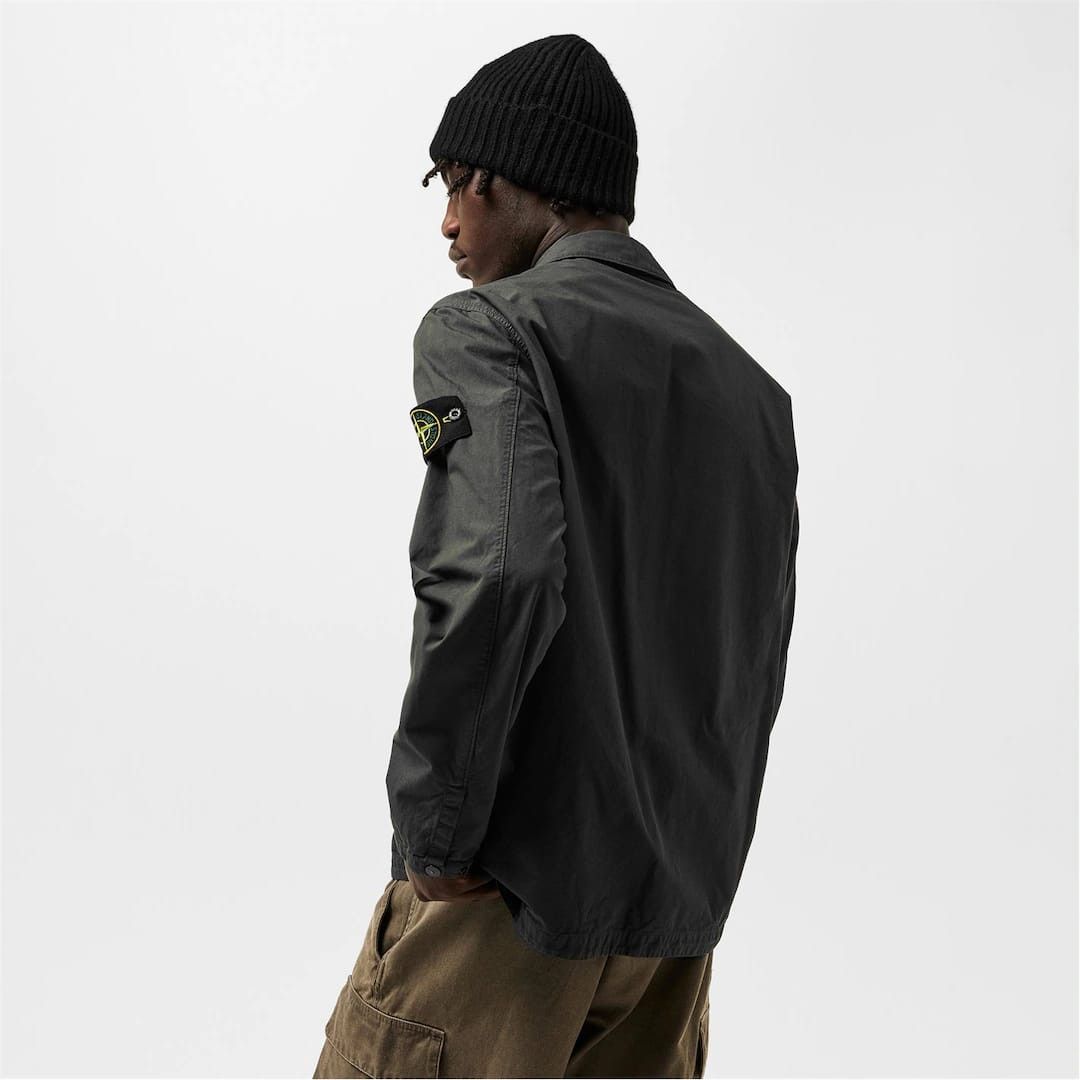 Stone Island o1g2r1mq0526 Functional Overshirt in Black Size US XXL / EU 58 / 5 - 5 Thumbnail