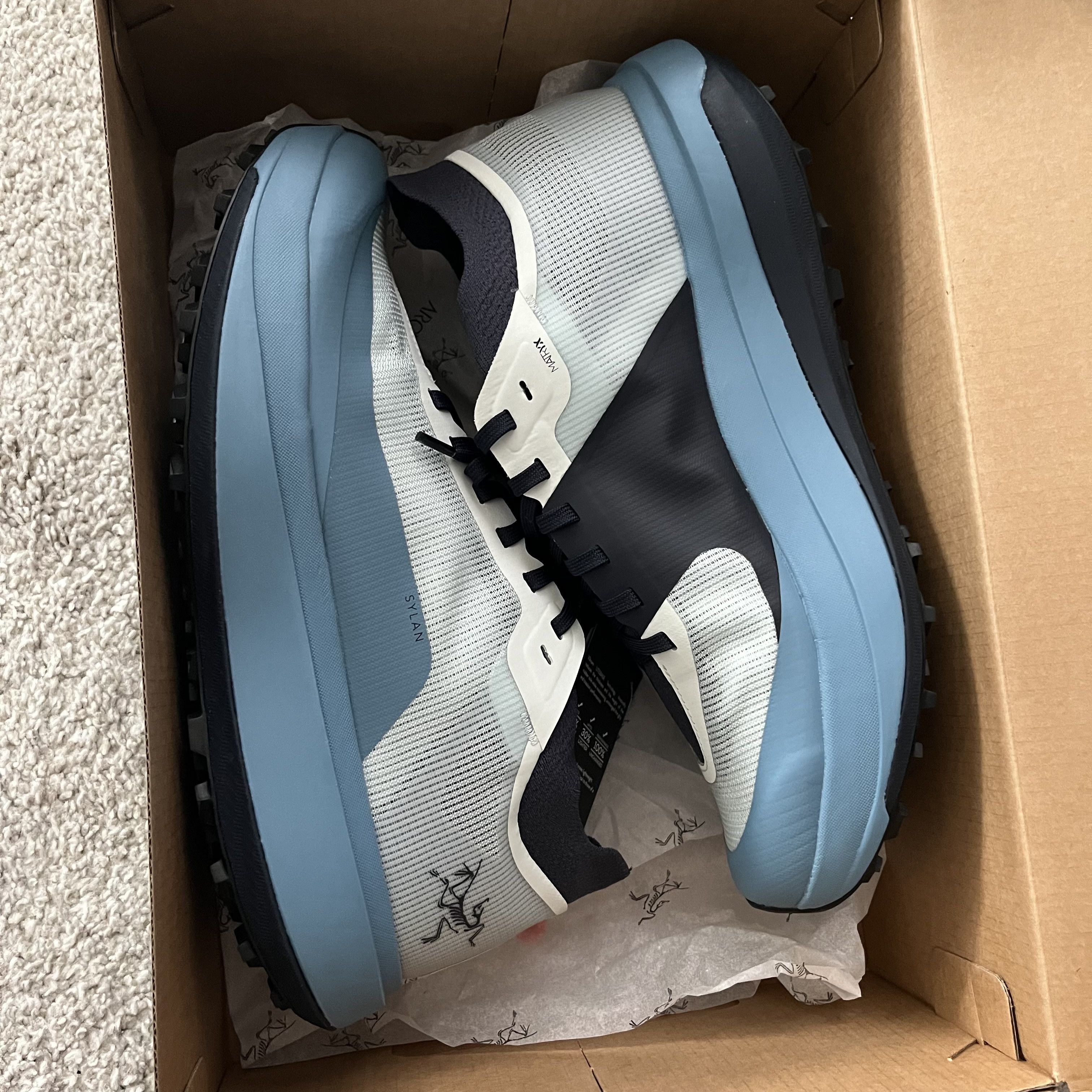 image of Arcteryx Sylan Men's Shoes in Daybreak/Stone Wash (Size 9)