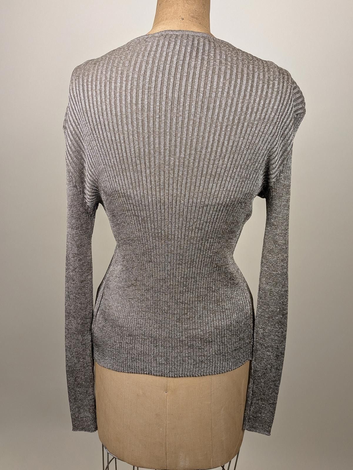 Other 1990's gold ribbed cami and cardigan set Size ONE SIZE - 4 Thumbnail
